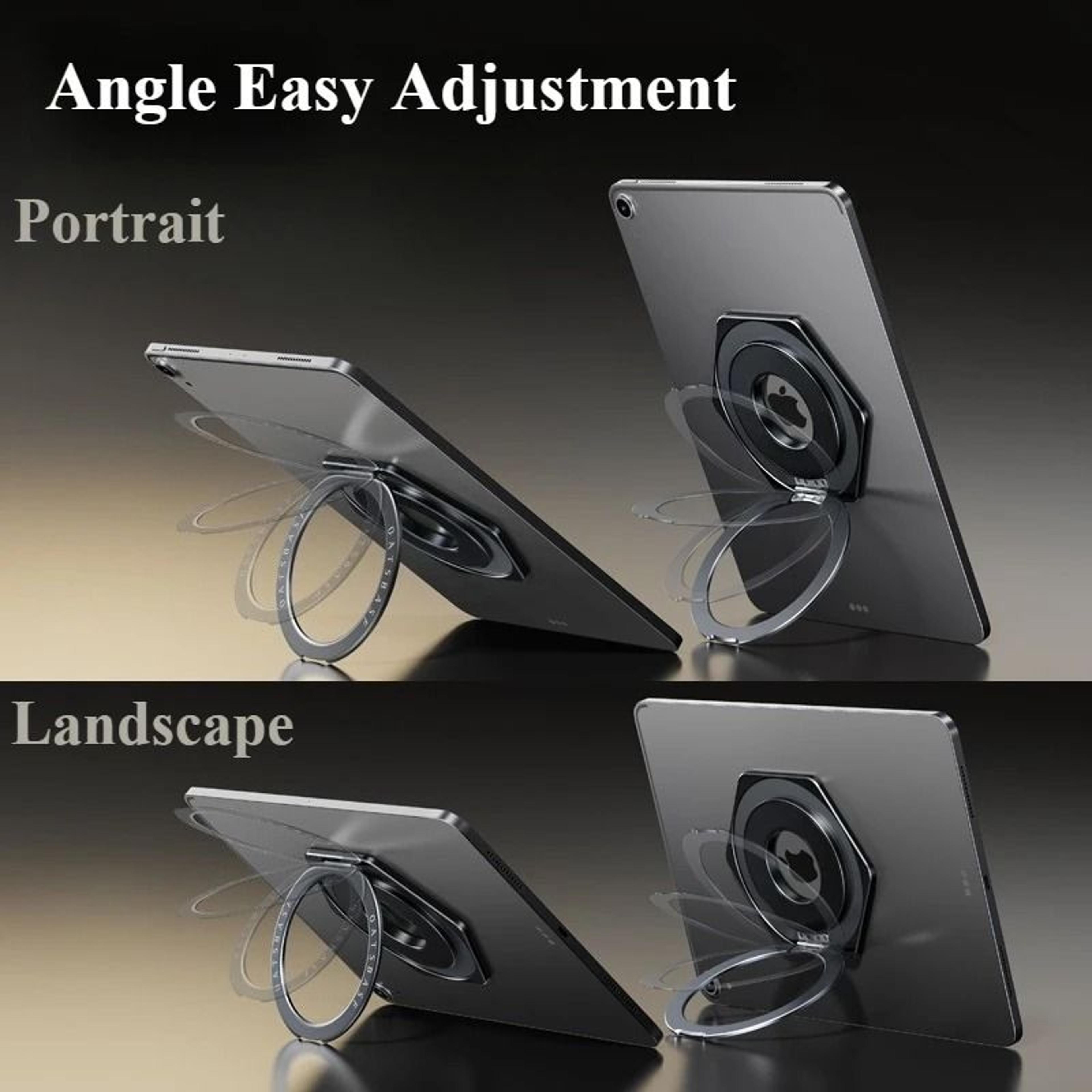 Magnetic Tablet Holder With 360 Rotatable Stand For IPad And Tablets 3