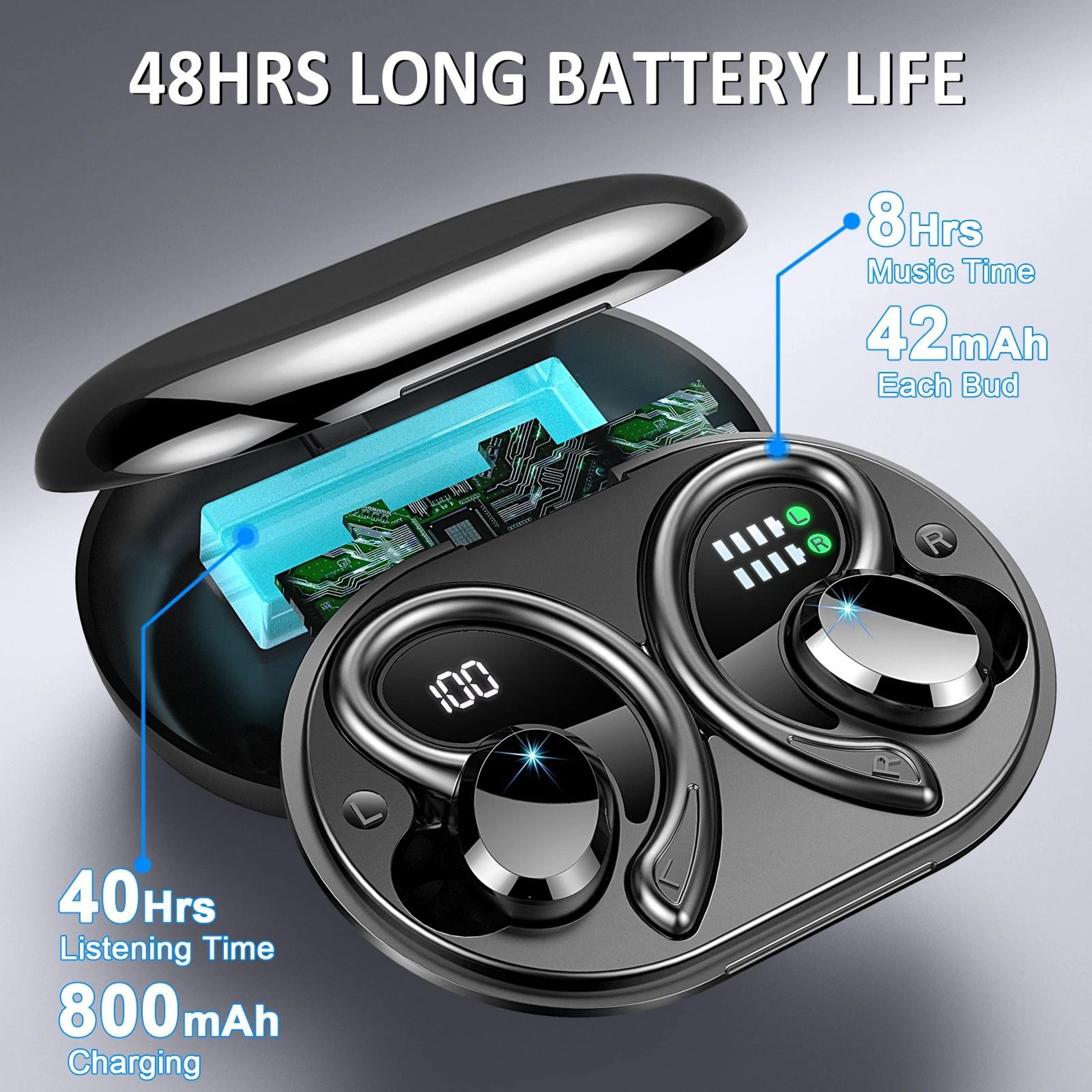 Wireless Bluetooth 53 Earbuds With Noise Cancelling Mic And 40H Playback 3