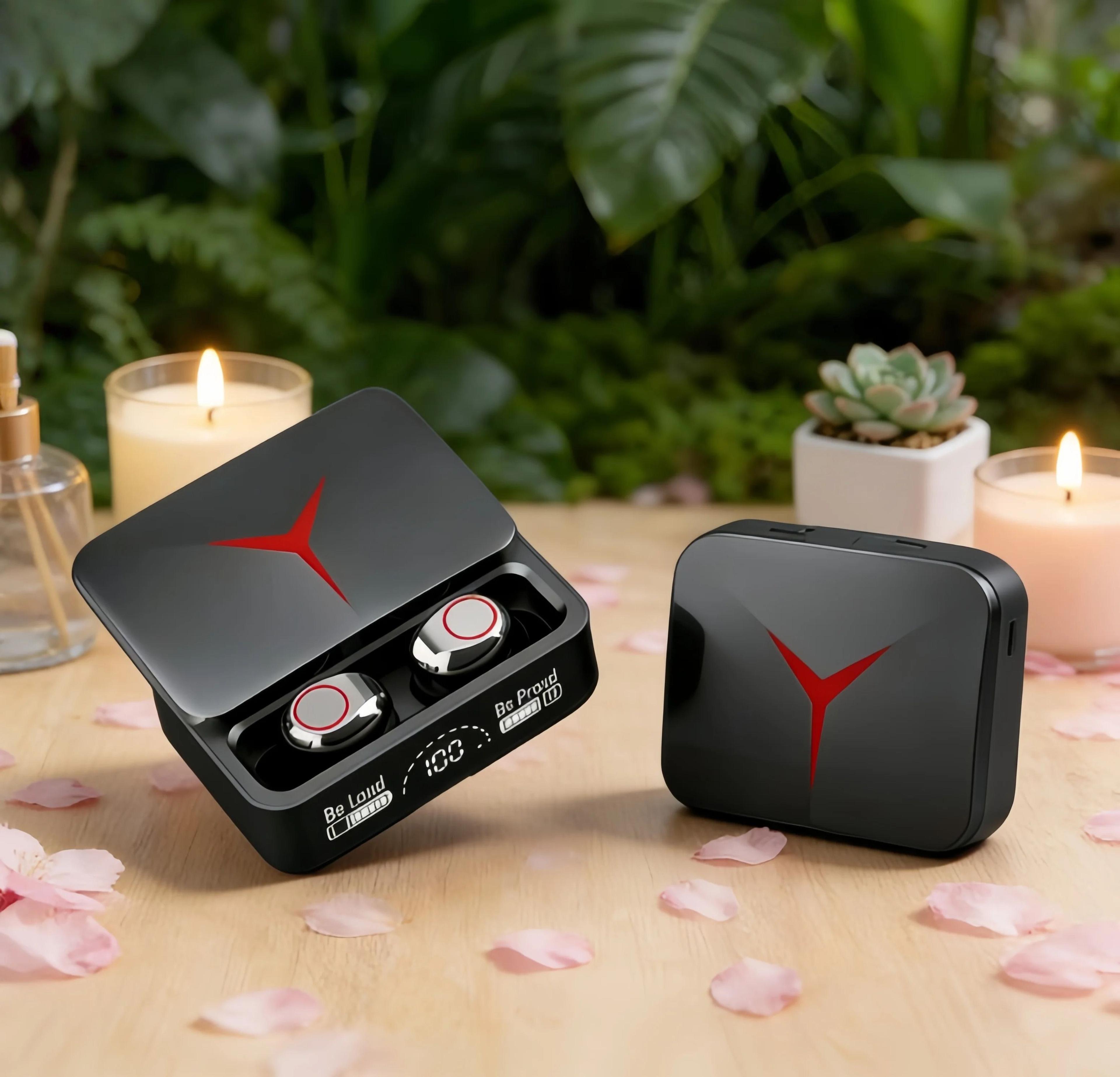 wireless tws bluetooth earphones with touch control and mic