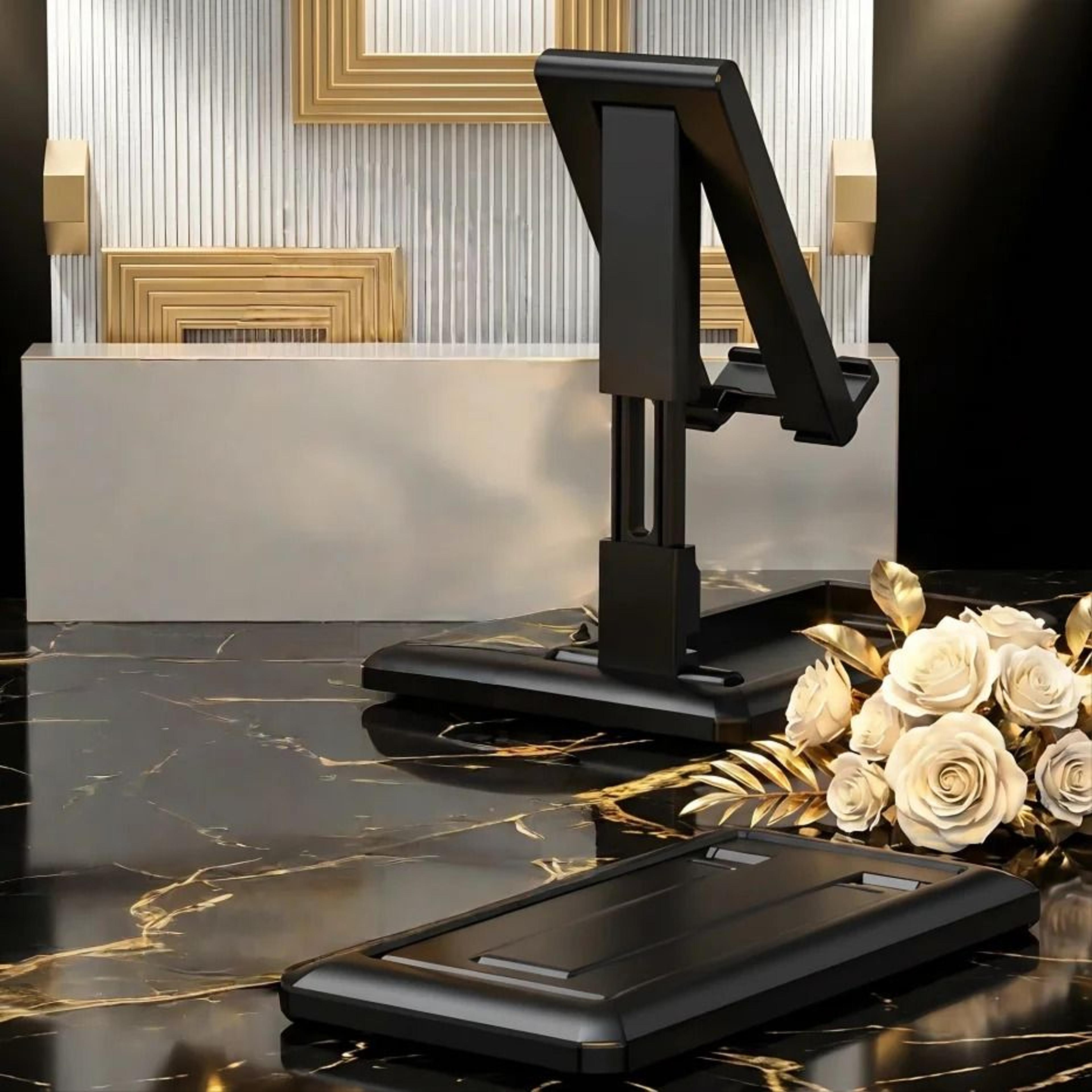 Multifunction Adjustable Foldable Desktop Phone And Tablet Holder Stand For 497 Inch Devices 0