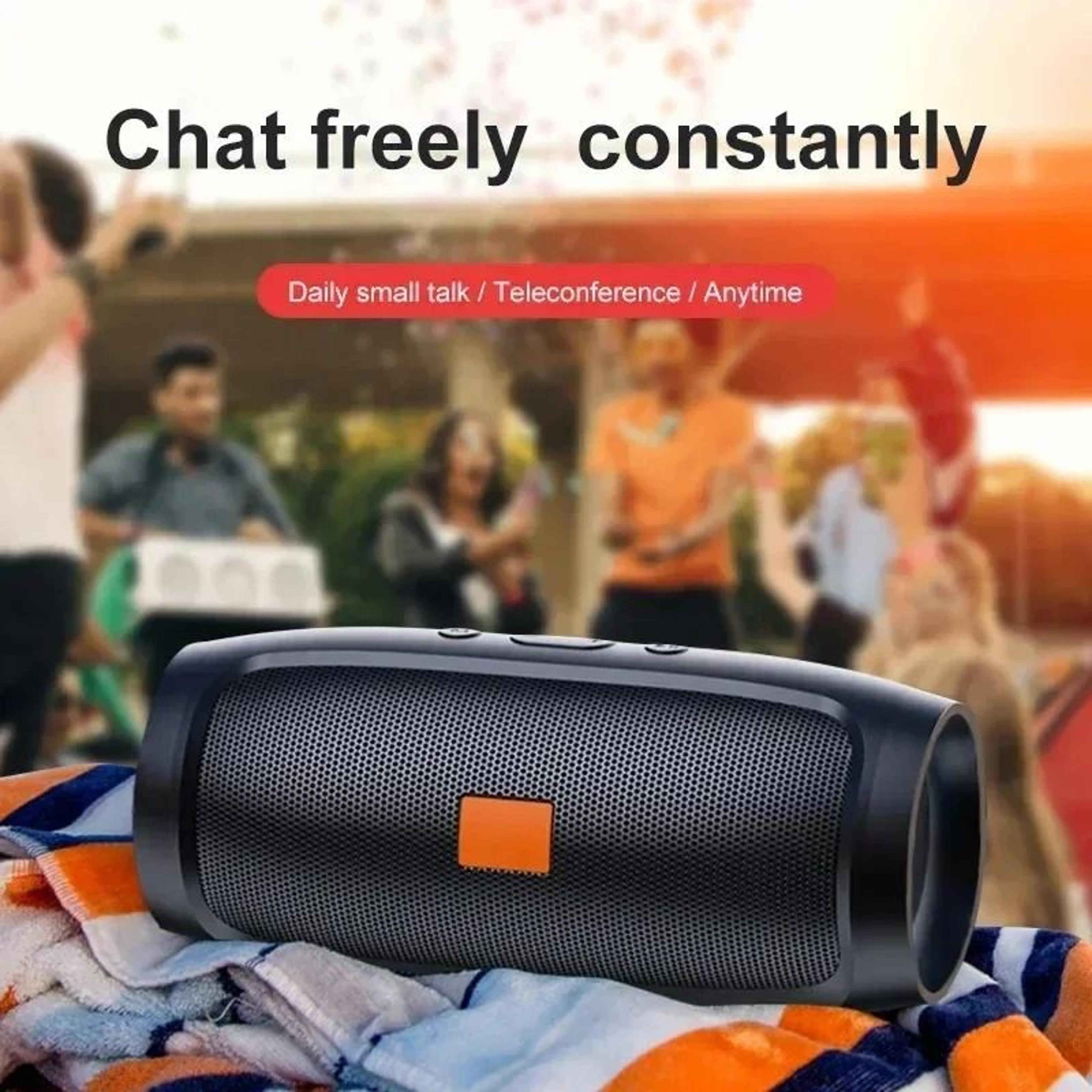 J007 Portable Outdoor Bluetooth Subwoofer With Stereo Surround Sound And Waterproof Protection 4