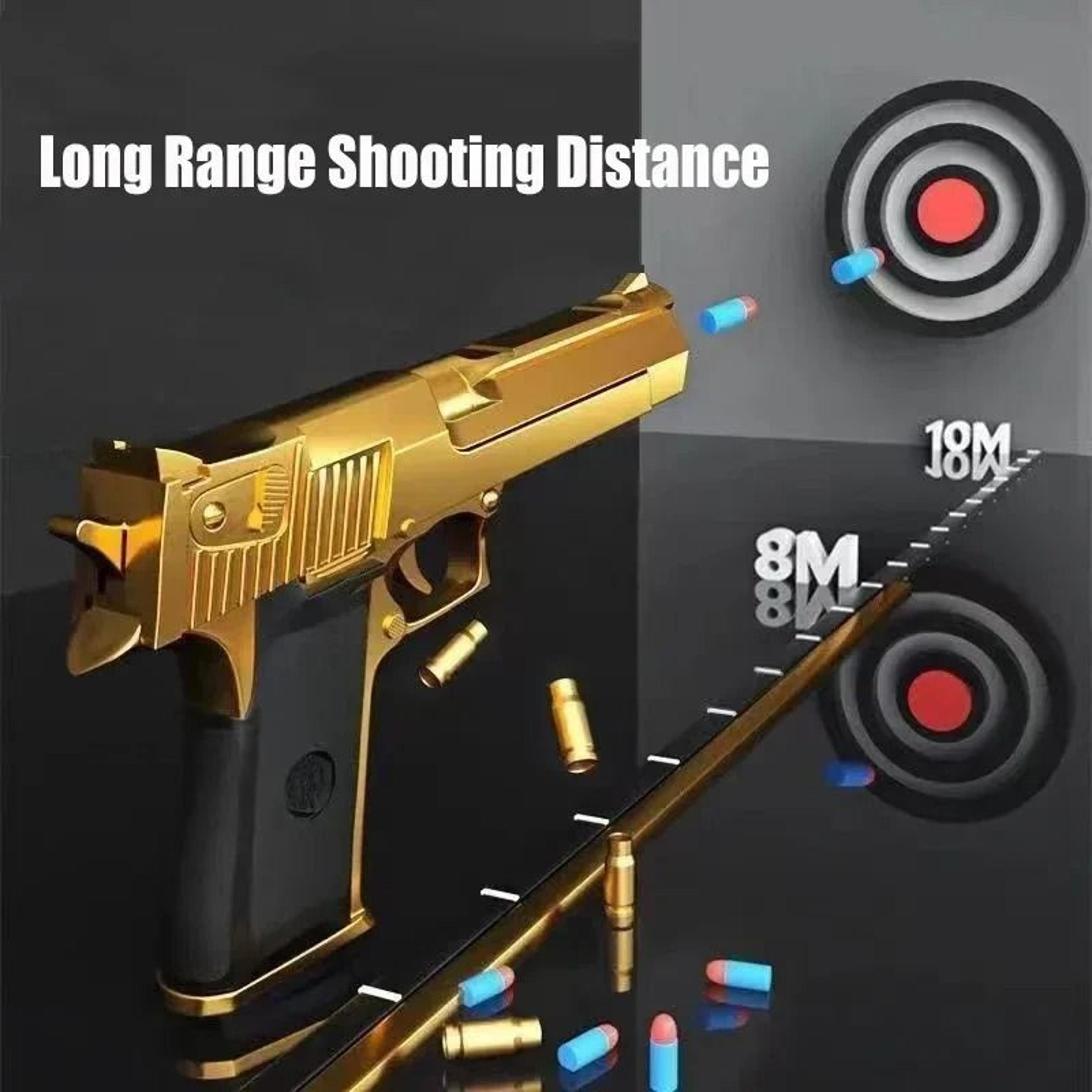 Desert Eagle Shell Ejection Toy Pistol With Soft Foam Bullets For Outdoor CS Shooting Games 3