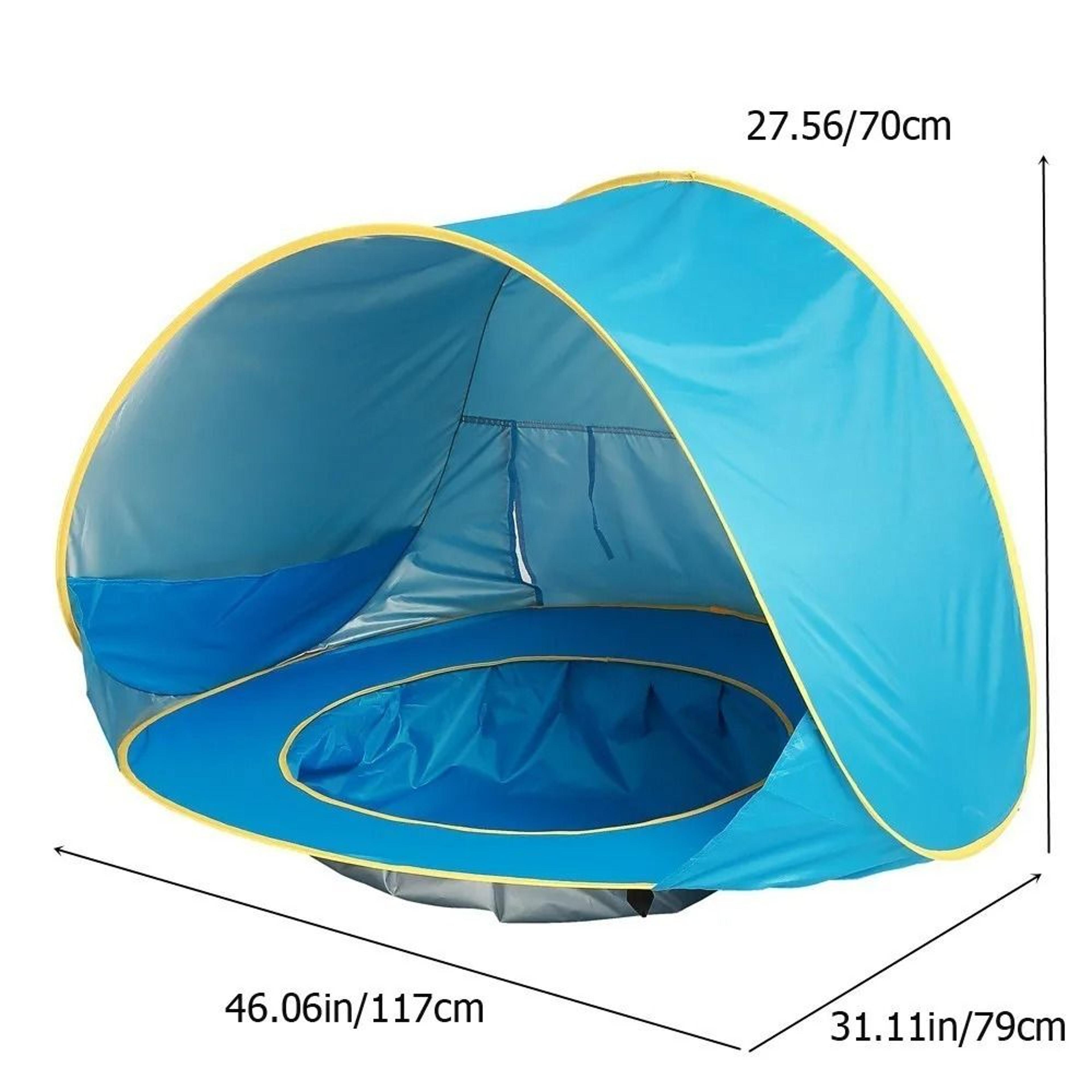 Baby Beach Tent Waterproof UV Protecting Sun Shelter With Pool For Outdoor Camping 1
