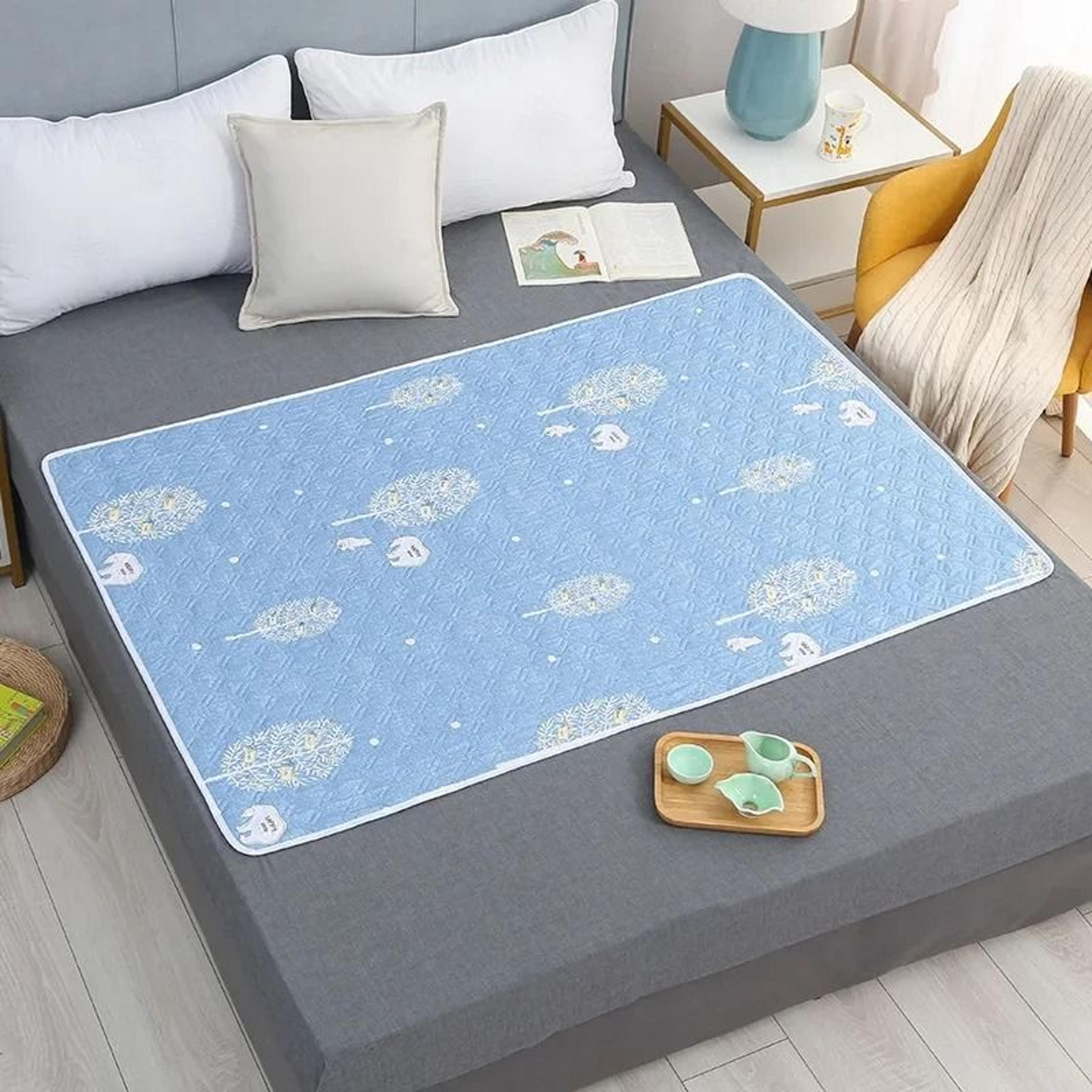 4 Layer Baby Changing Mats Waterproof Cartoon Washable Pad For Night And Menstrual Protection 6