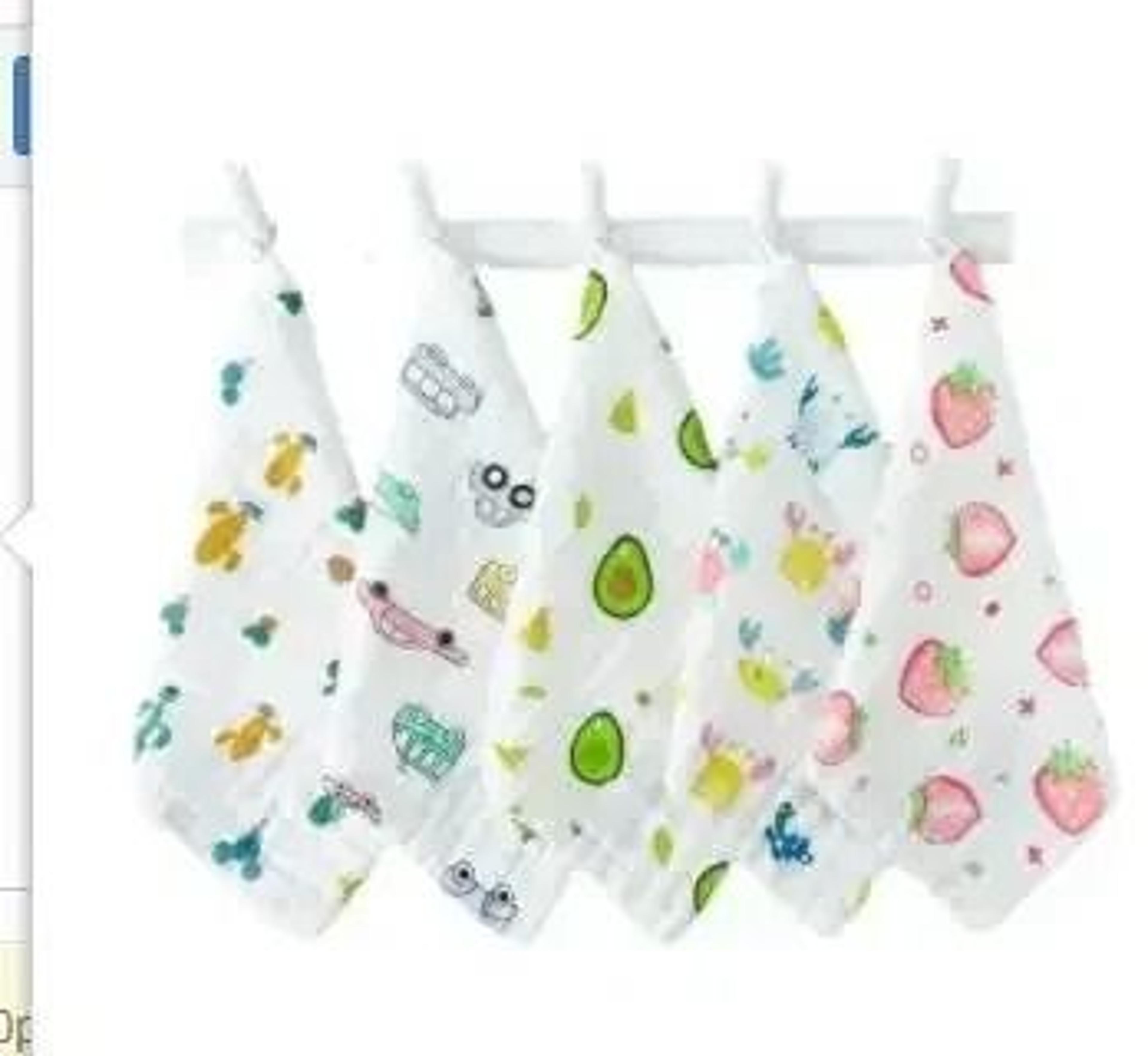 Baby Face Towel 6 Layers Cotton Soft Handkerchief For Bathing Feeding And Muslin Wipe 7