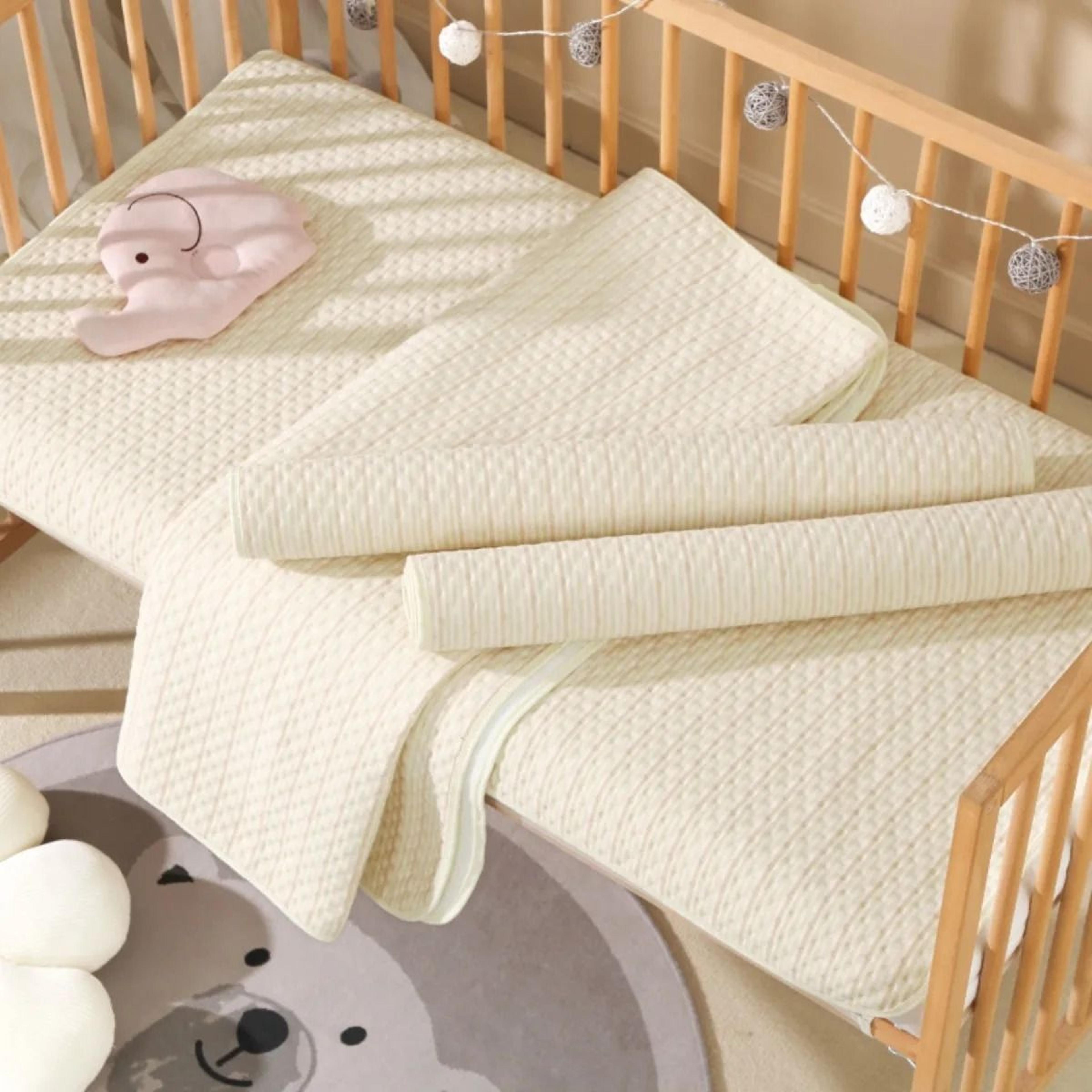 Diaper Changing Pad Waterproof Washable Reusable Cotton Nappy Mat For Newborn And Infant 2