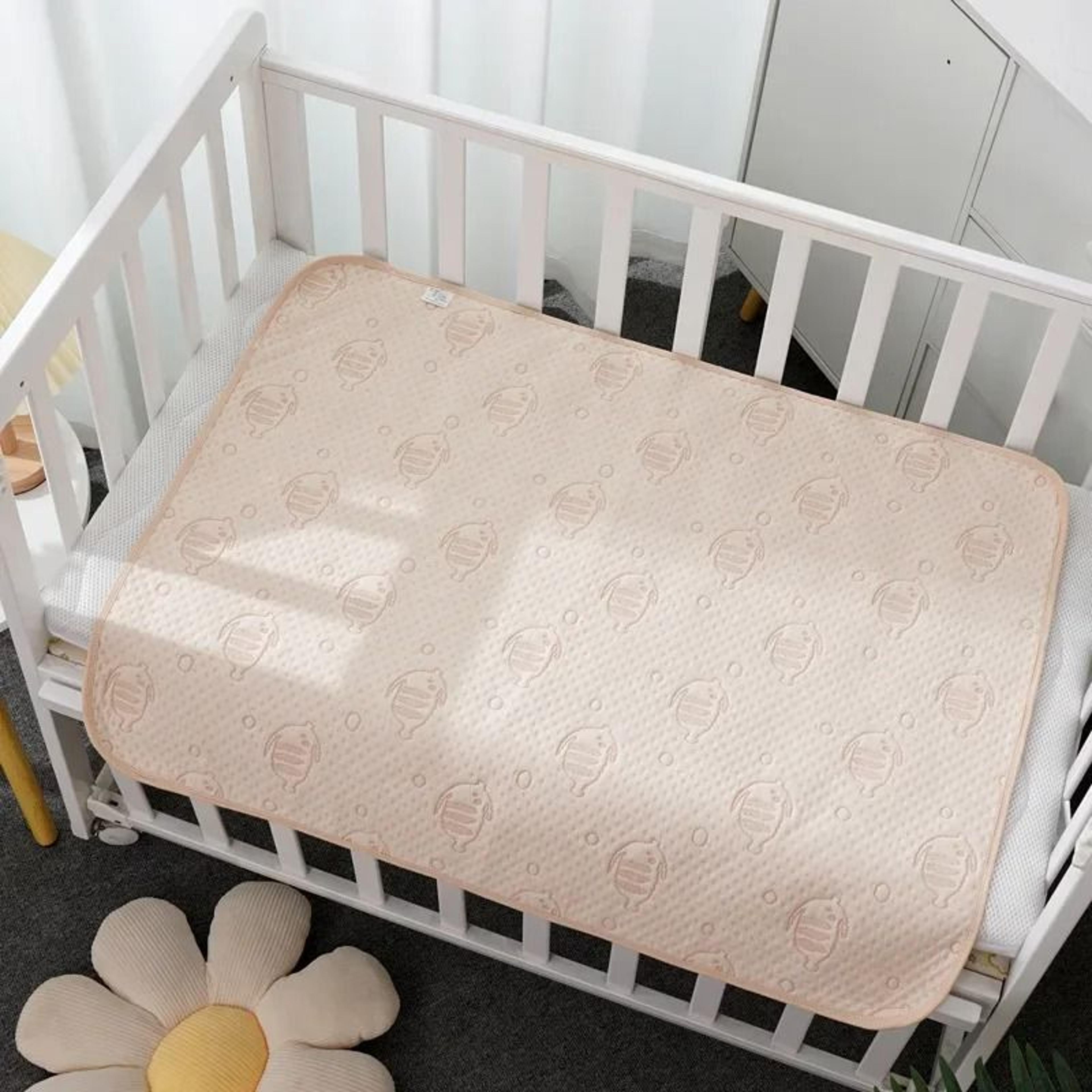 Diaper Changing Pad Waterproof Washable Reusable Cotton Nappy Mat For Newborn And Infant 10