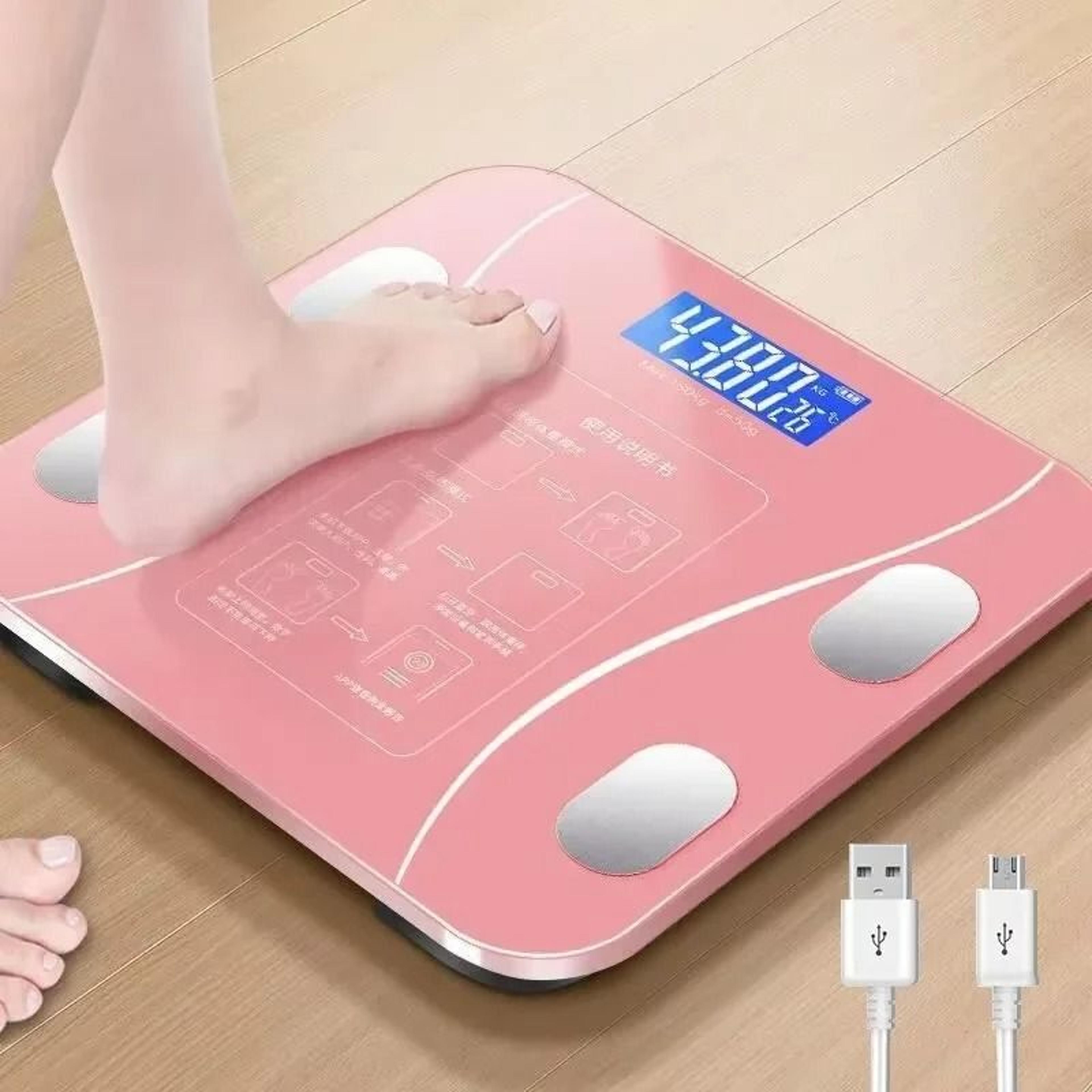 Smart Bluetooth Body Fat Scale With LED Digital Display And Mobile App Synchronization 16