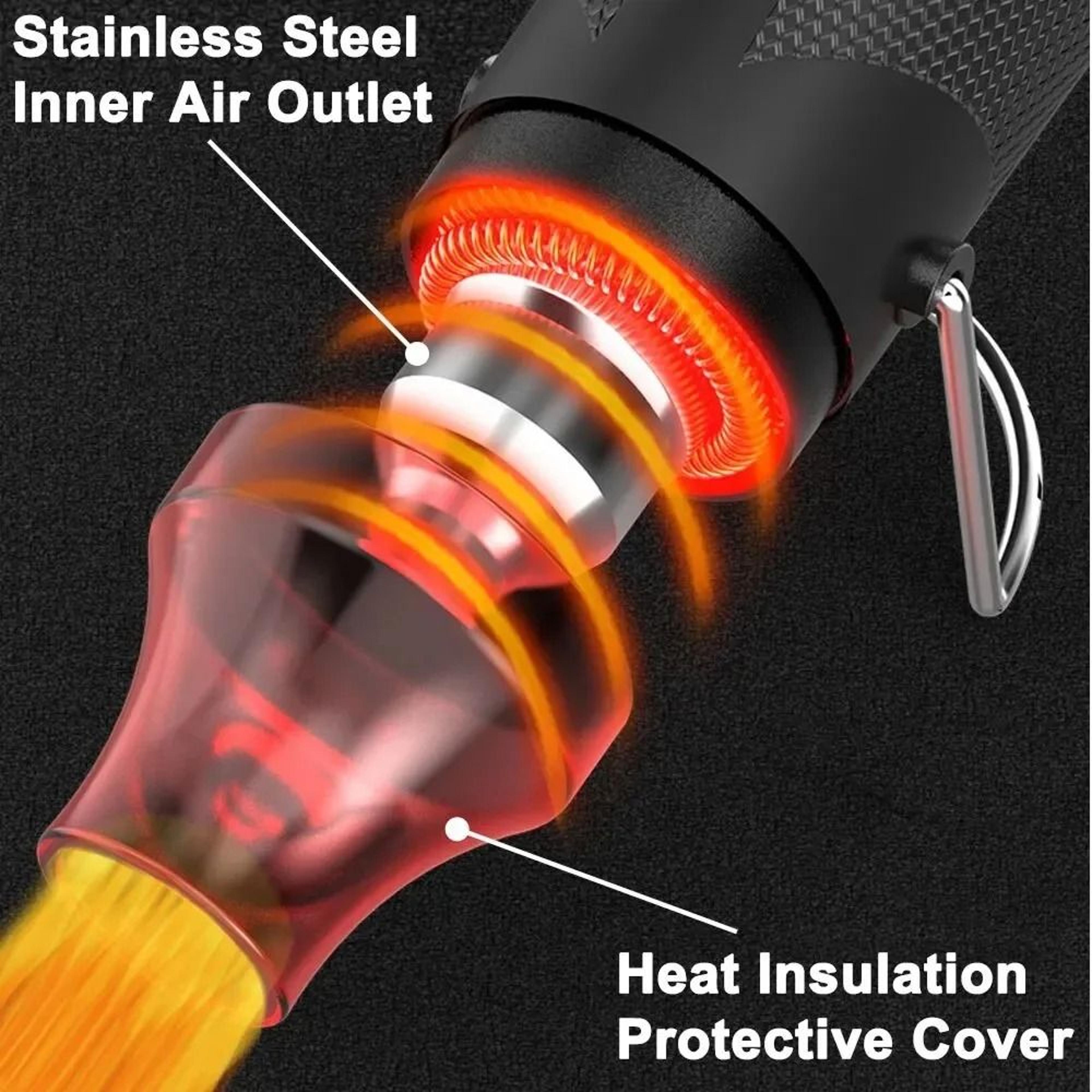 220V110V Mini Hot Air Gun DIY Tool With Supporting Seat For Crafts And Soldering 2