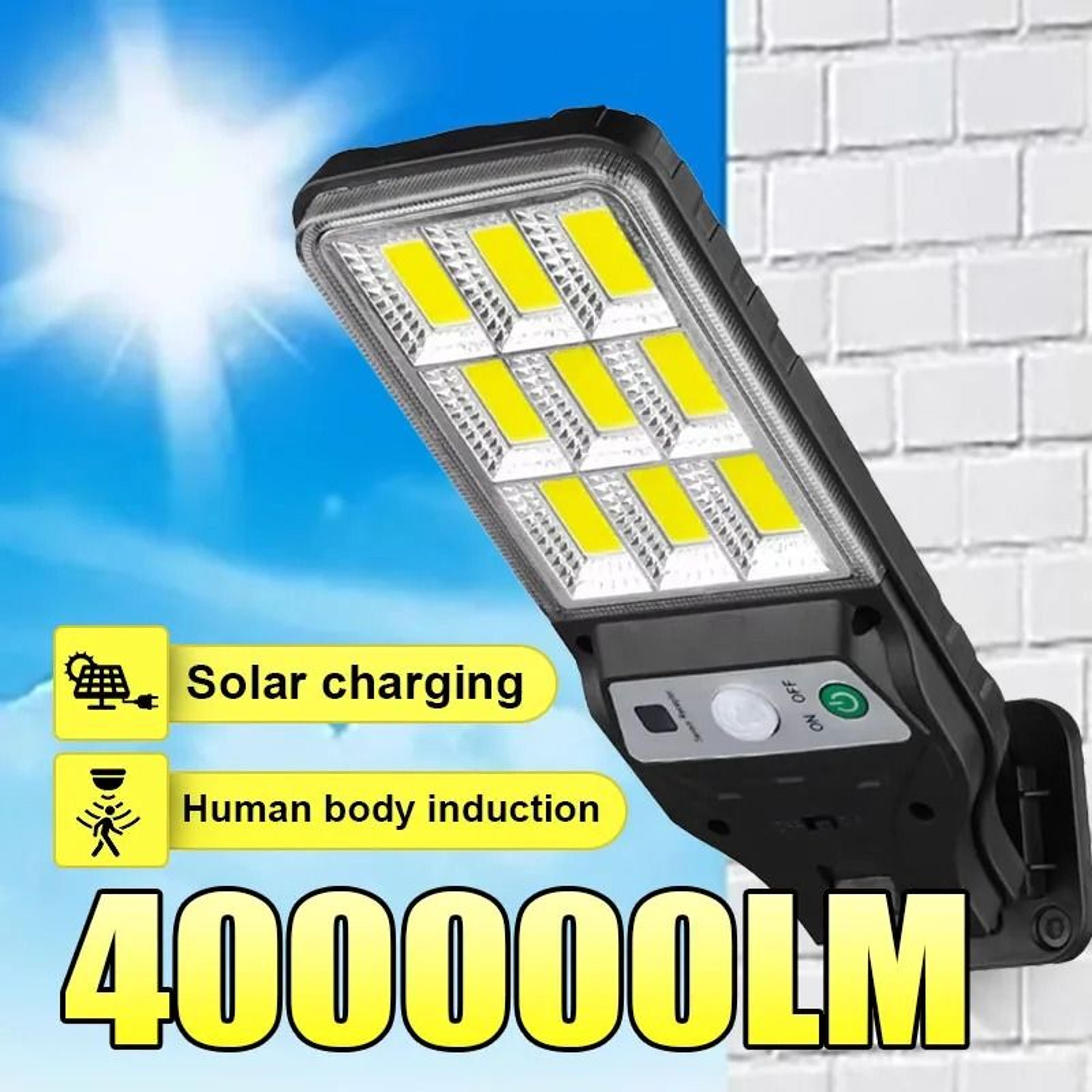HighPerformance 400000LM Solar LED Outdoor Motion Sensor Security Wall  Street Lamp 0