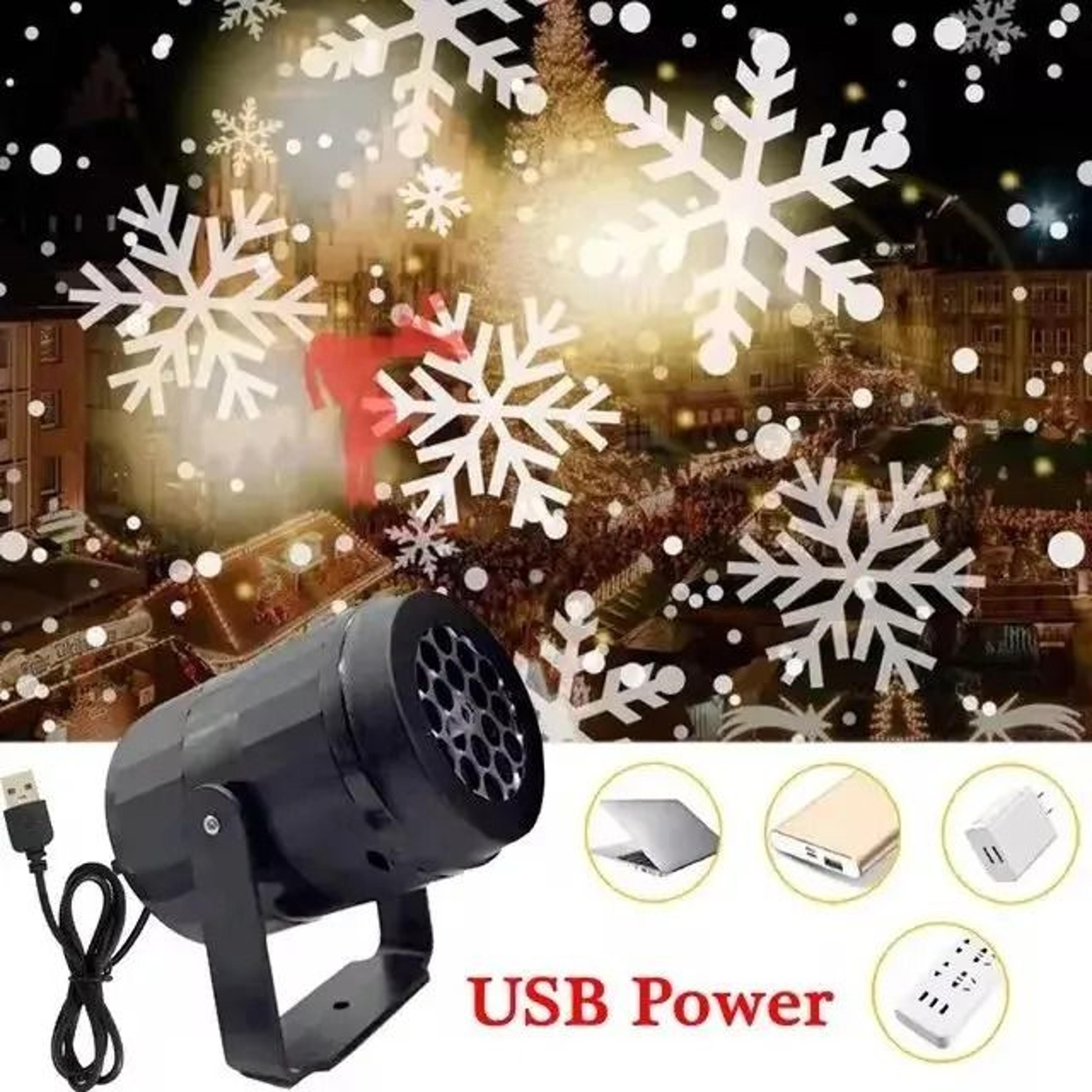 2025 LED Rotating Dynamic USB Projector Indoor Fairy Lights For Christmas And Home Decor 7