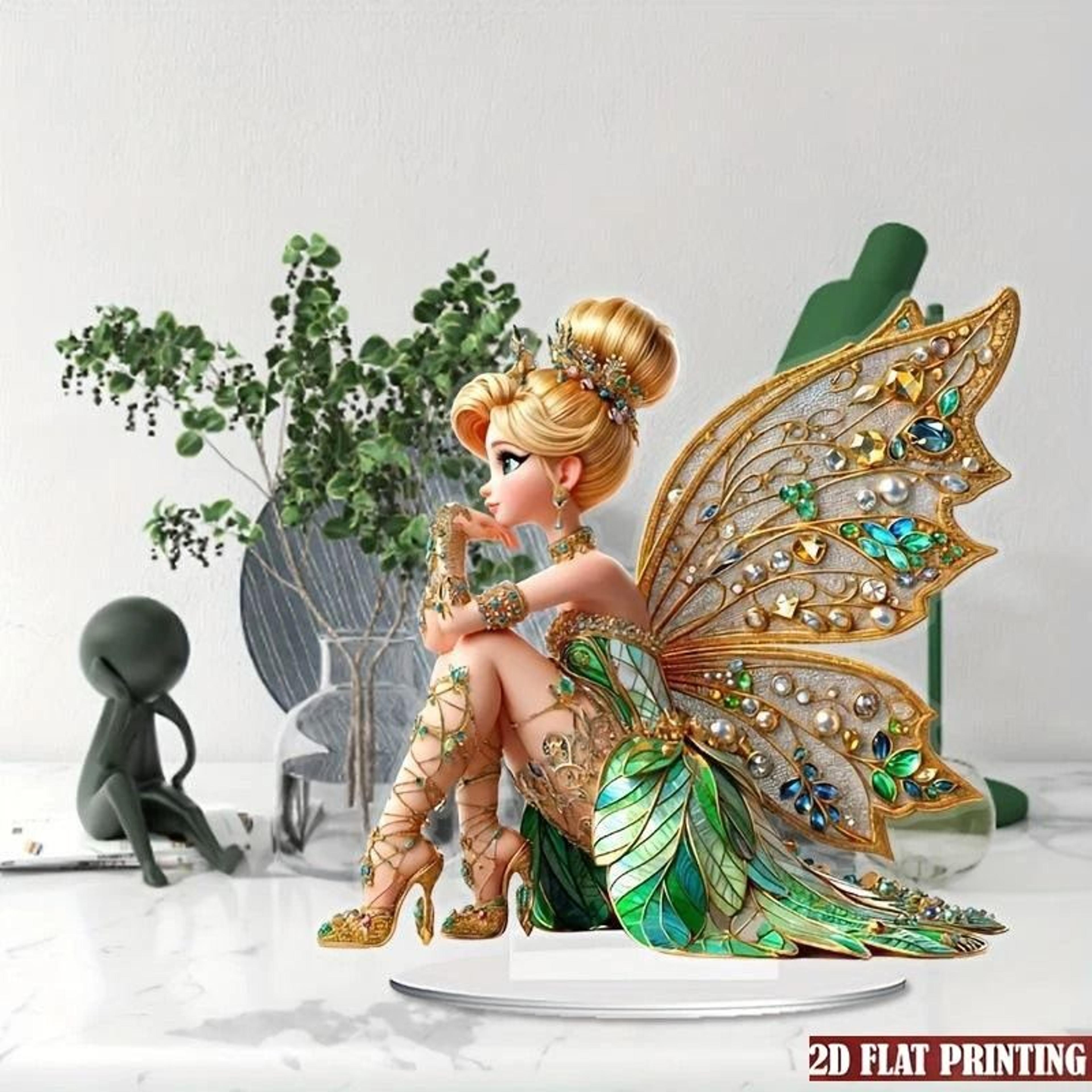 Flower Fairy Elf Acrylic Bedroom And Living Room Home Decoration 1