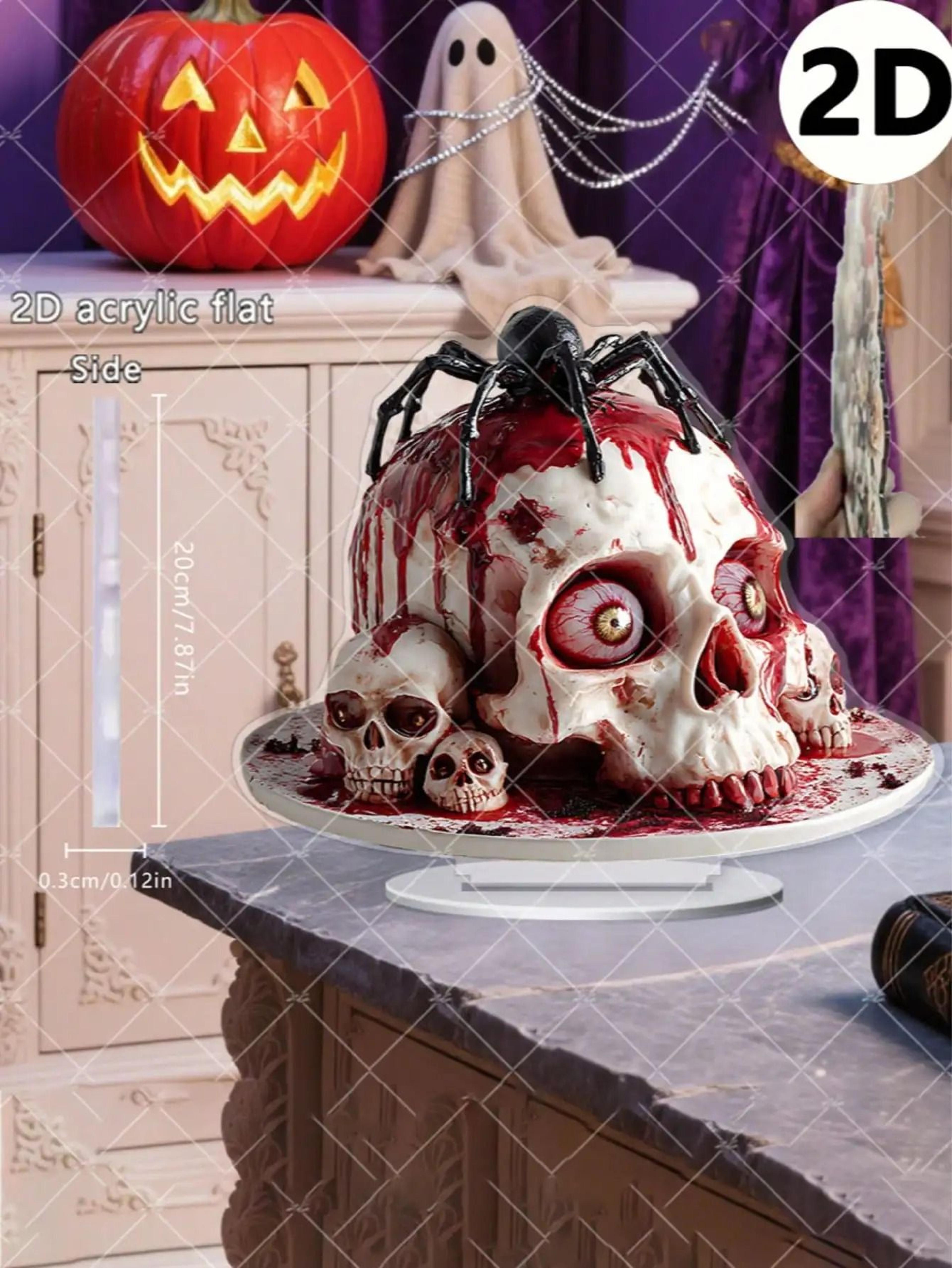 Skeleton Spider Terror Eye Desktop Ornament For Pallasara Terror Chamber Decoration 2