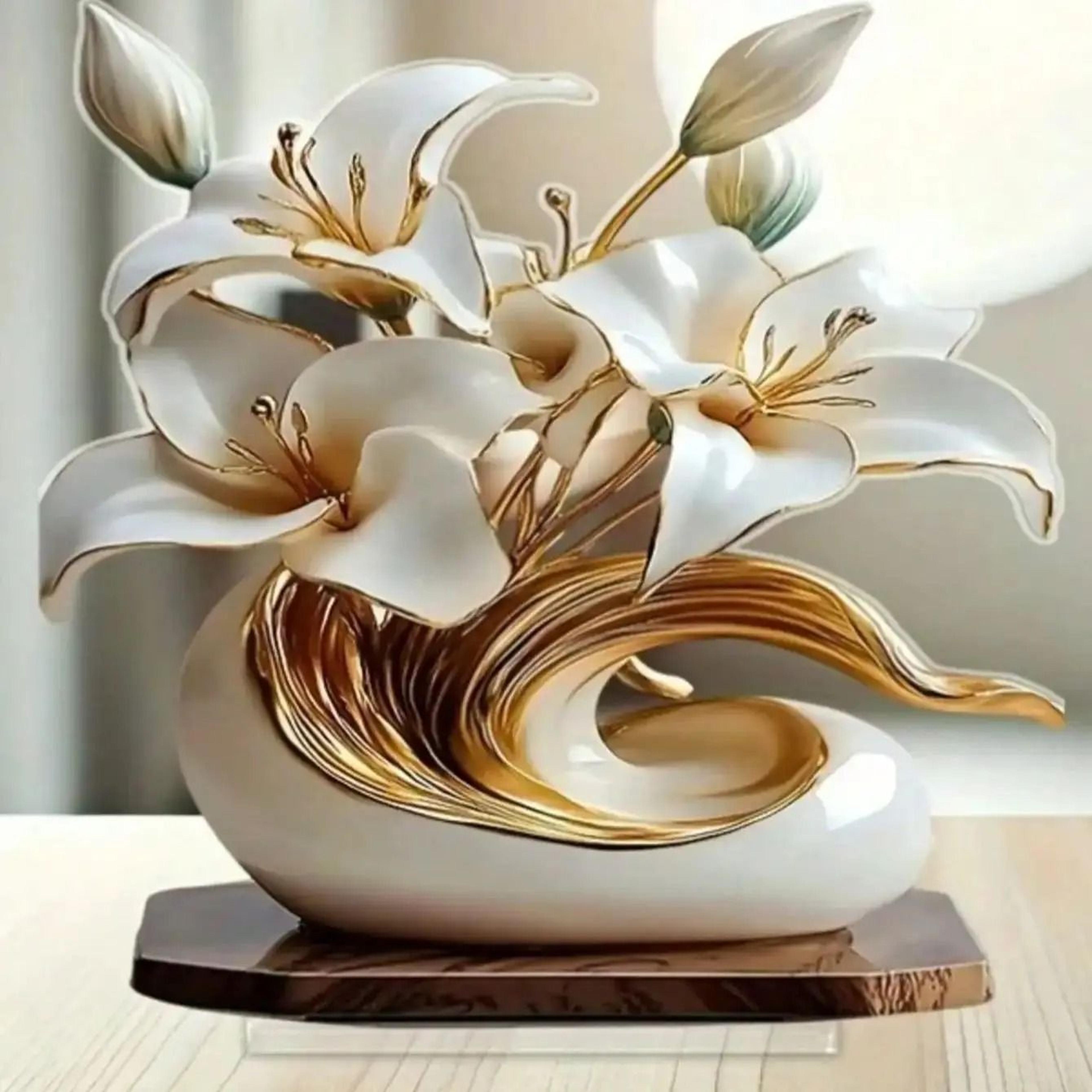 Table Flower Decoration Desktop Plaque For Living Room Bedroom And Office 1