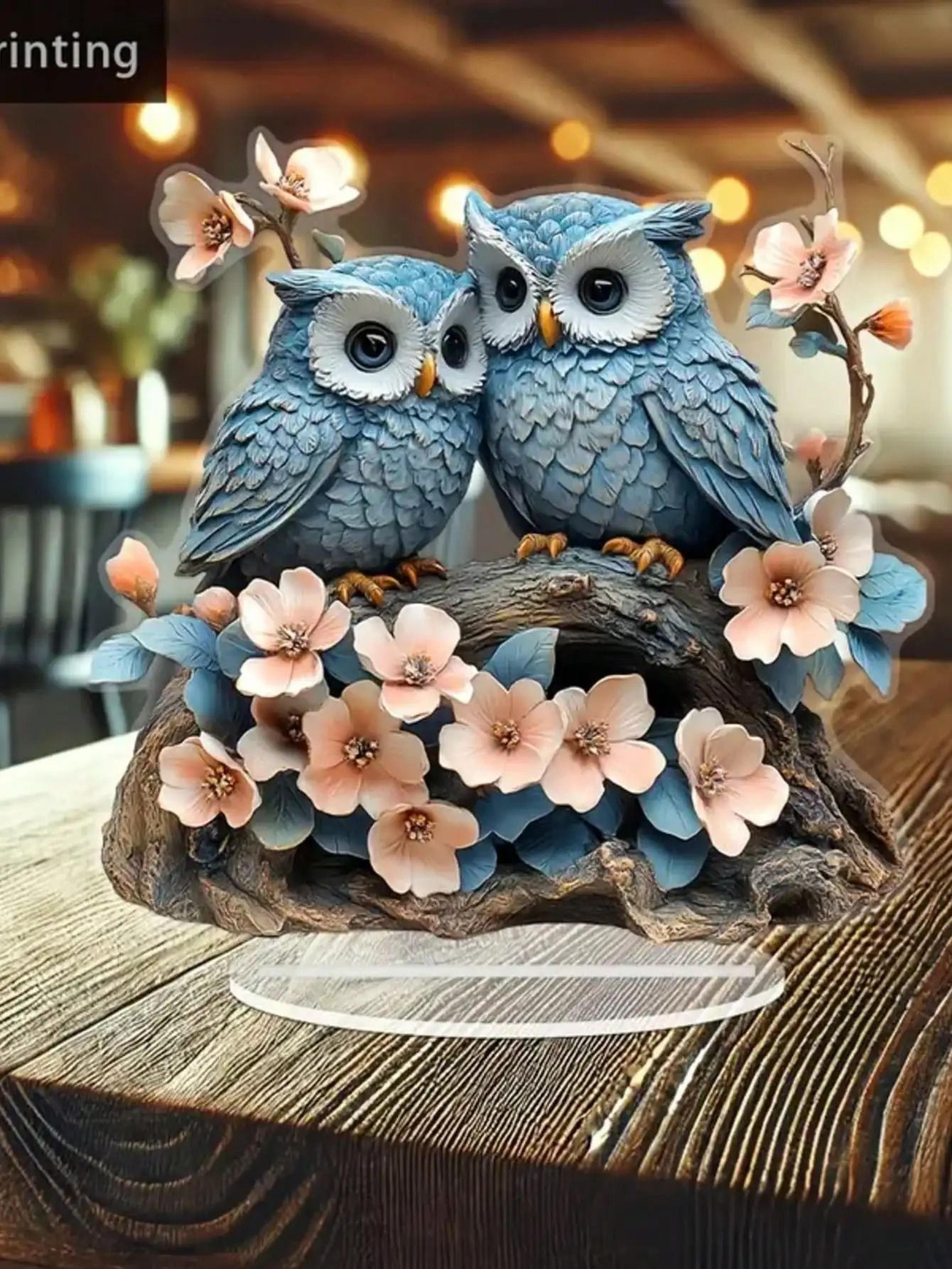 Owl Family Ornament Anime Themed Collectible Home And Office Decoration 9