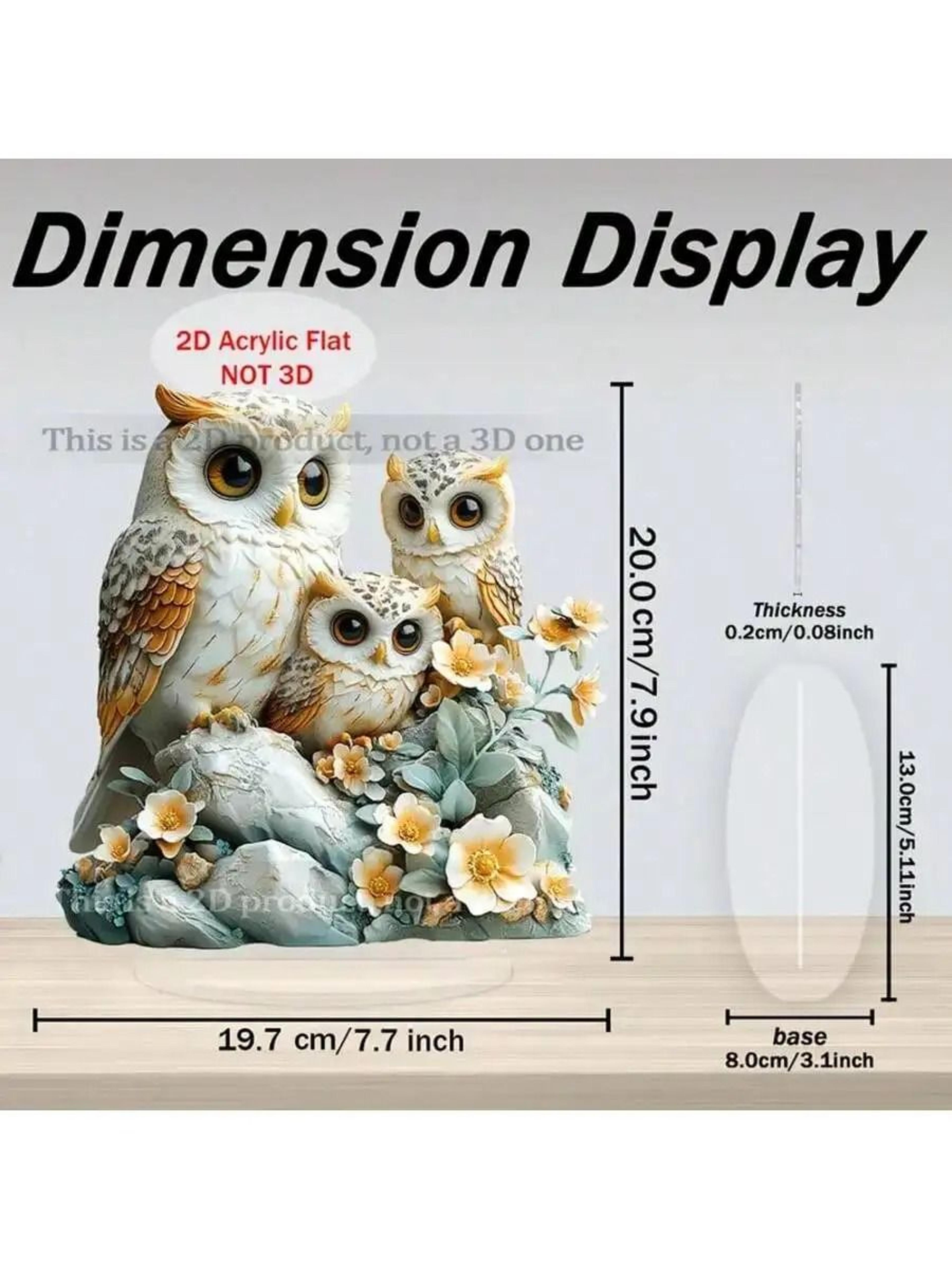 Owl Family Ornament Anime Themed Collectible Home And Office Decoration 11