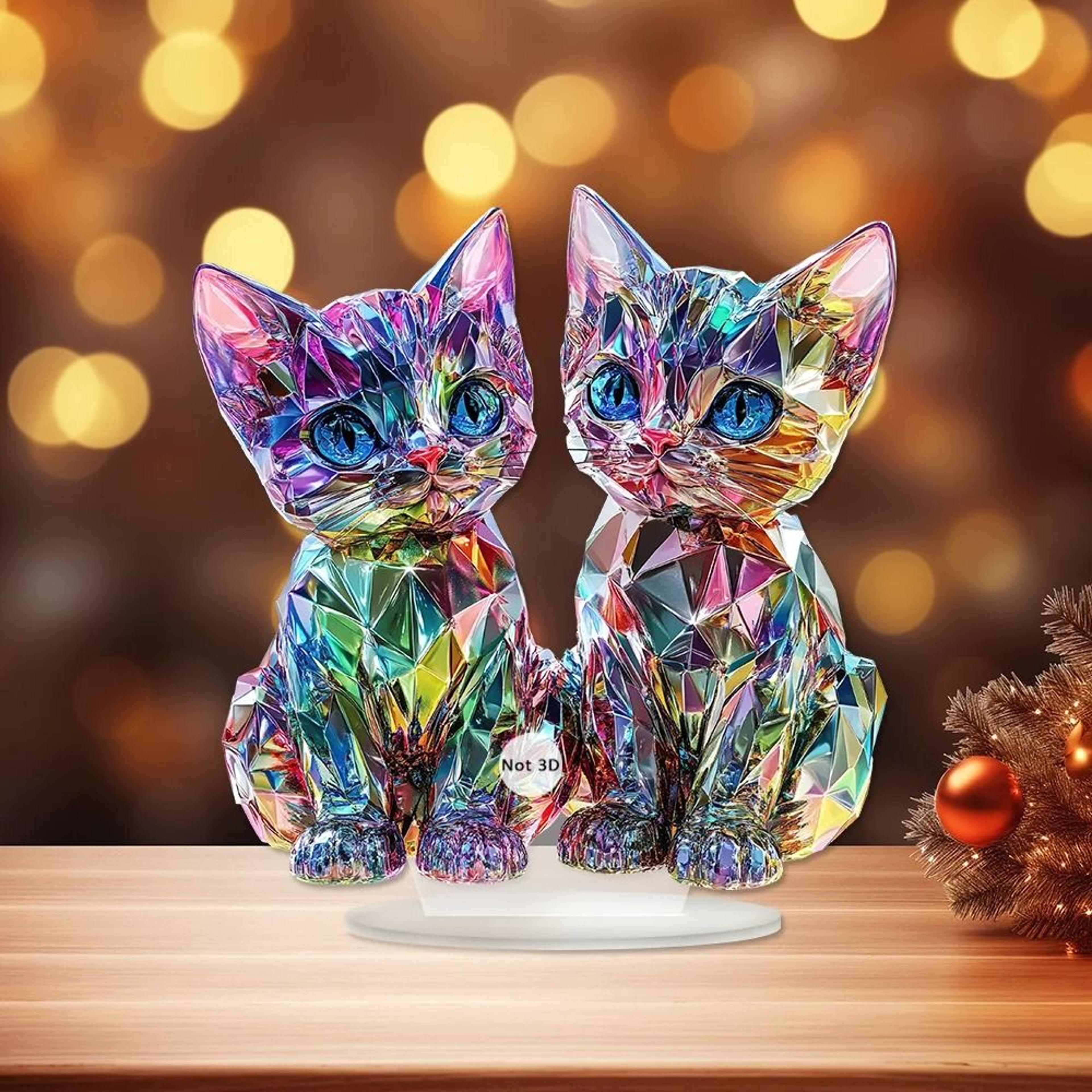 Cute Cat Ornament Artistic Home Decora Bedroom Decoration 1