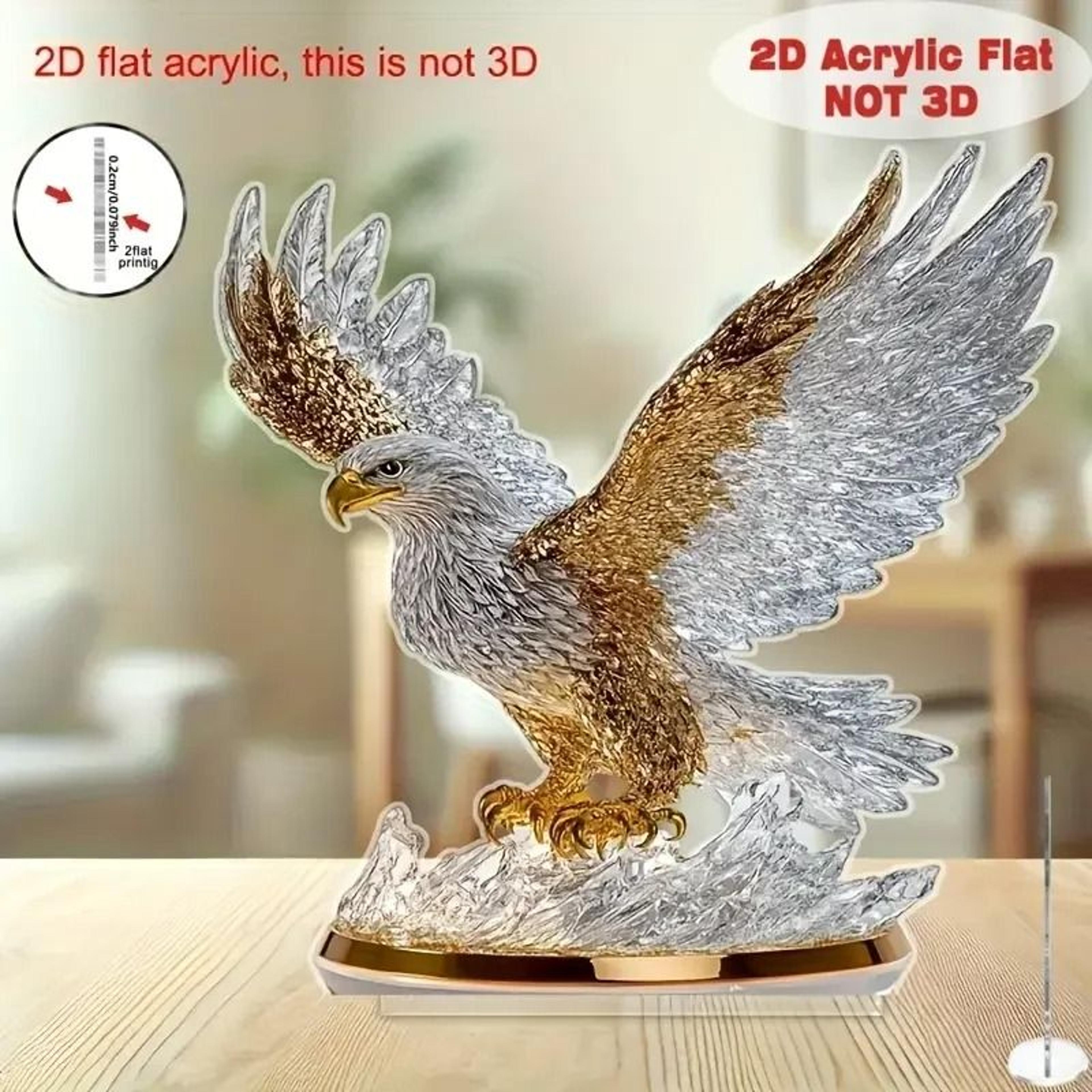 Flapping Eagle Desktop Decora Ornament  Aesthetic Office And Home Decor 2