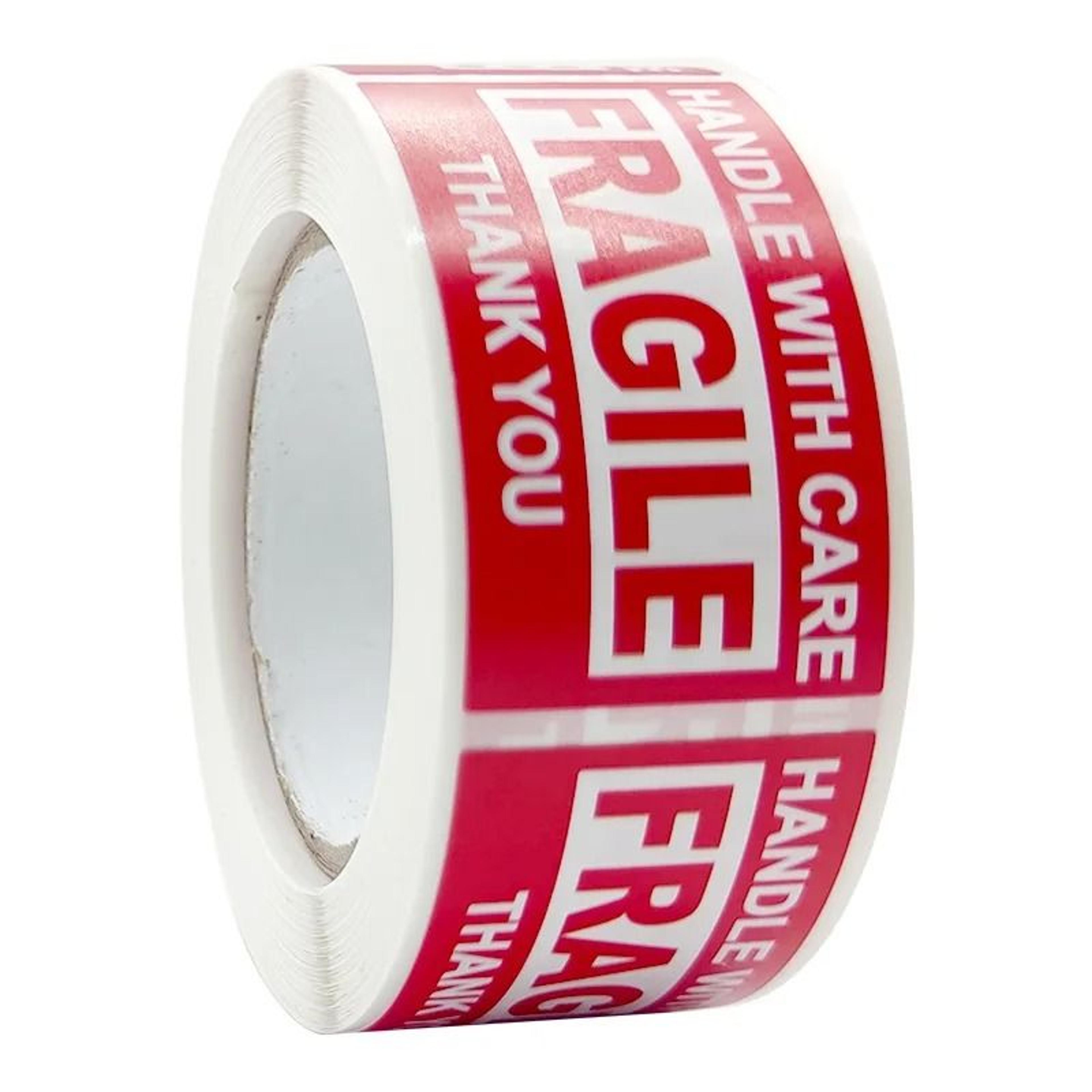 250 PasteRoll Fragile English Warning Label Stickers  AntiTamper Security Seals 5