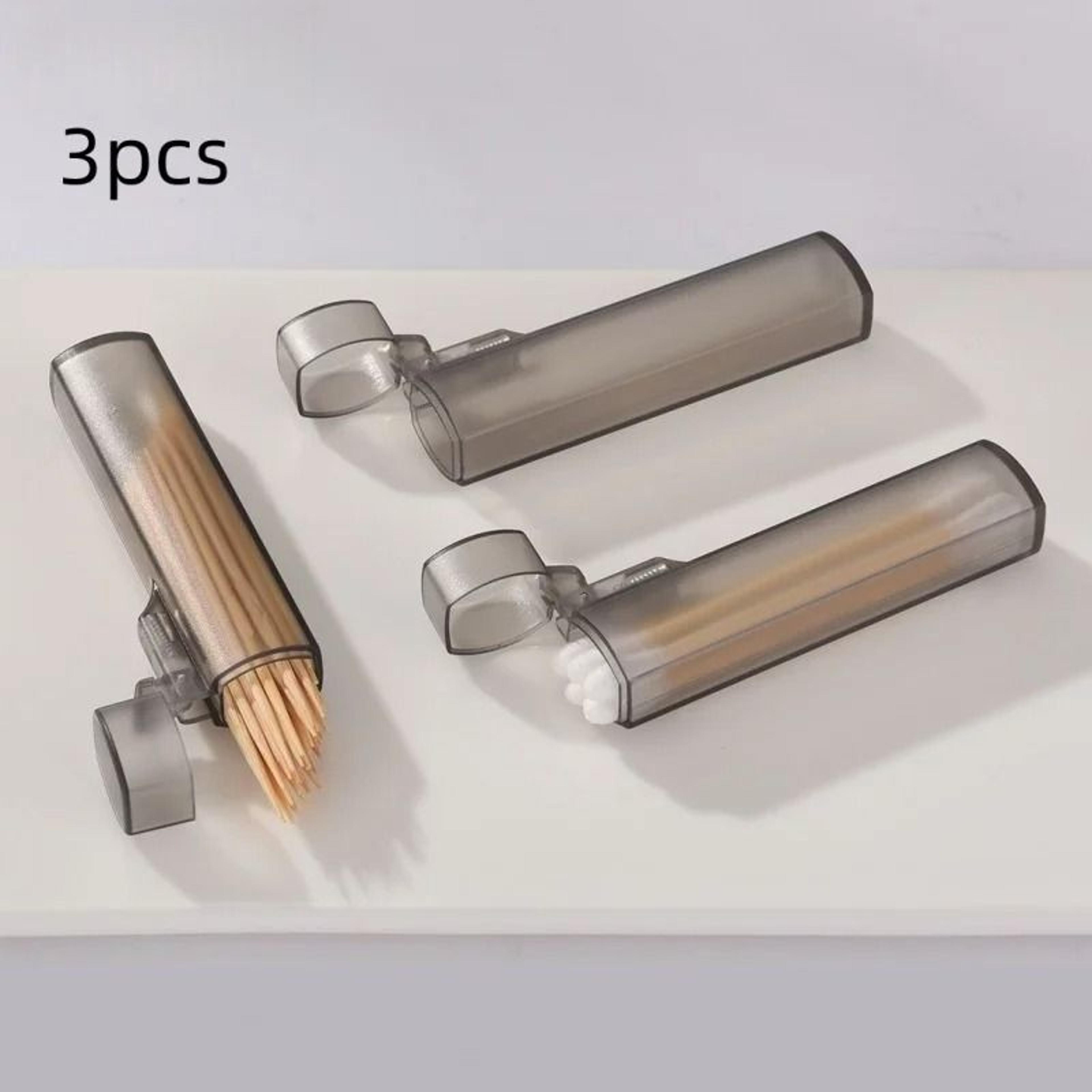 1pc 3pcs Portable Toothpick Case For Travel Outdoor Daily Use Toothpick Holder Box 1