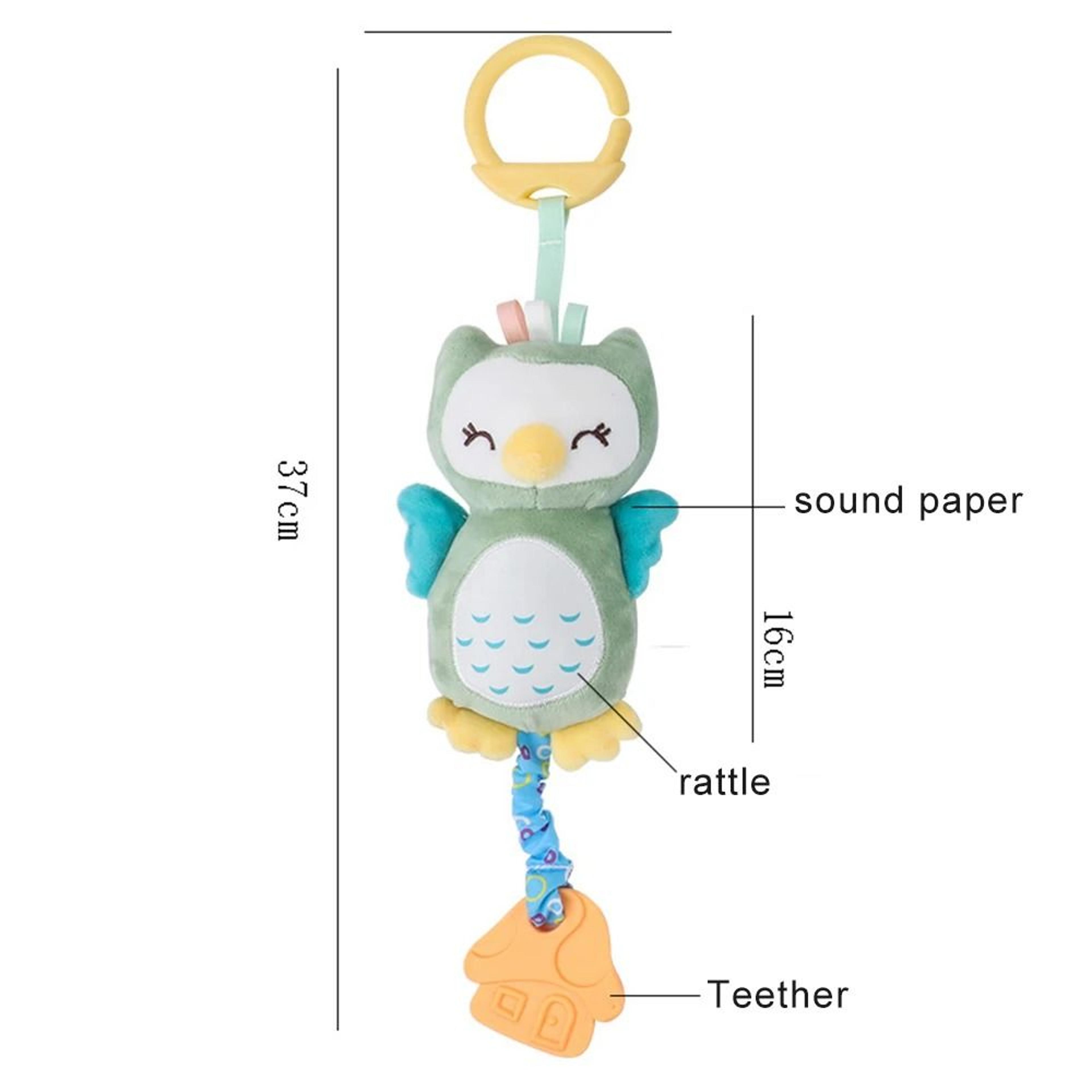 Newborn Soft Stuffed Animal Rattle Hand Grip Sensory Travel Accessories For Toddler Toy Gifts 8