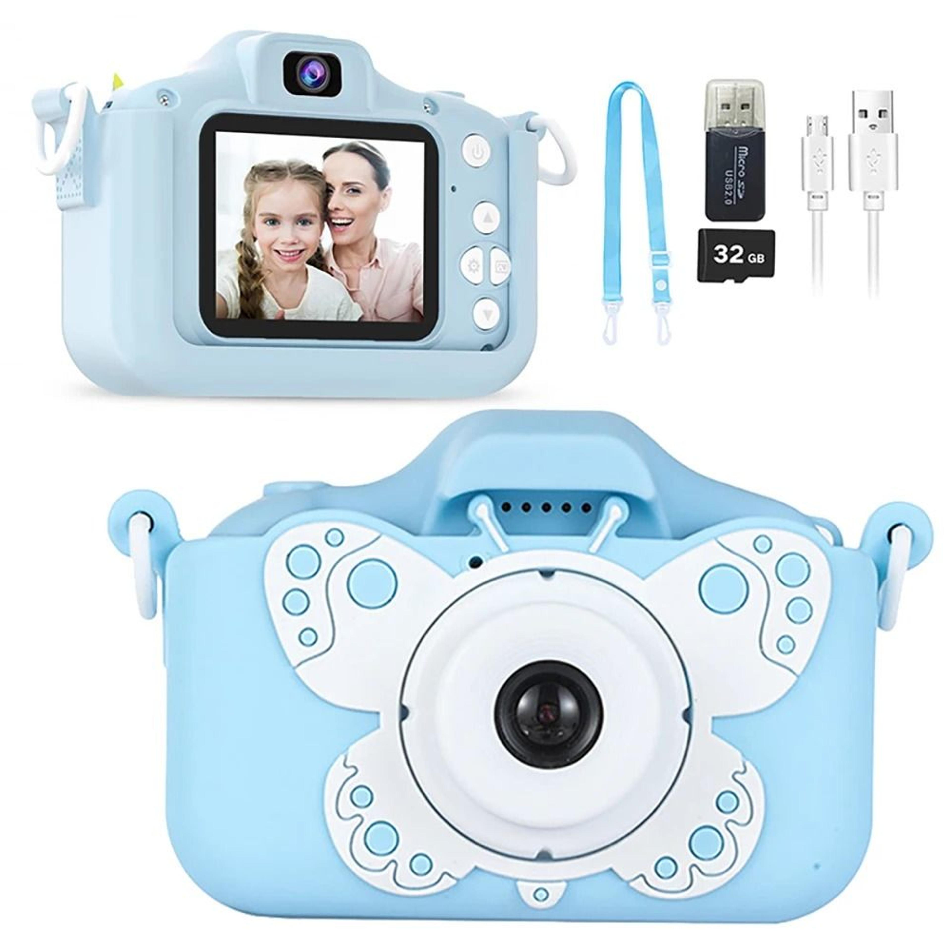 Kids Camera HD Digital Video Toddler Camera With Silicone Cover  32GB SD Card 13