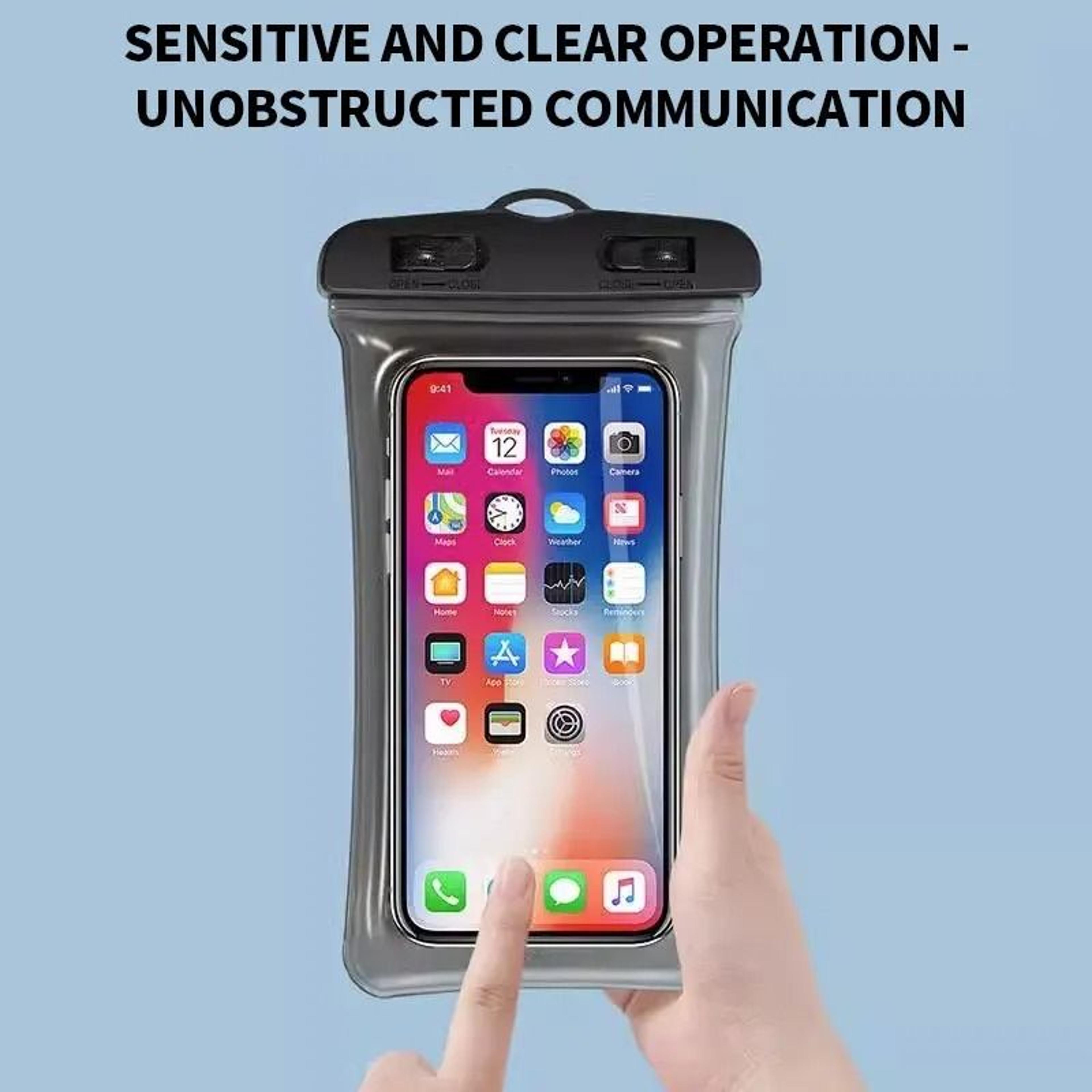 Waterproof Phone Pouch  Universal Underwater Dry Bag For Swimming  Diving 4