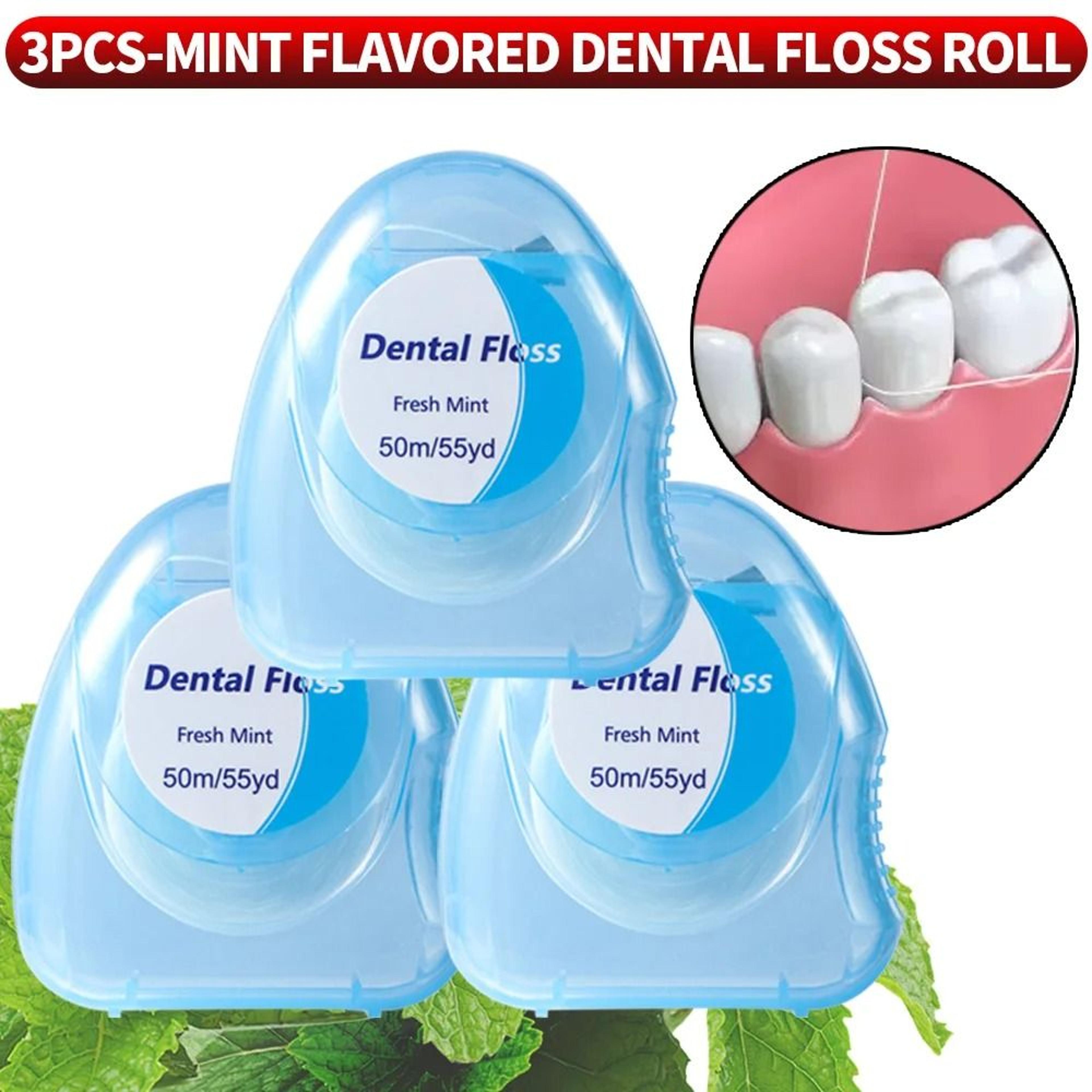 1pc Compact Mint Flavored Dental Floss  Convenient  Fast Teeth Cleaning 7