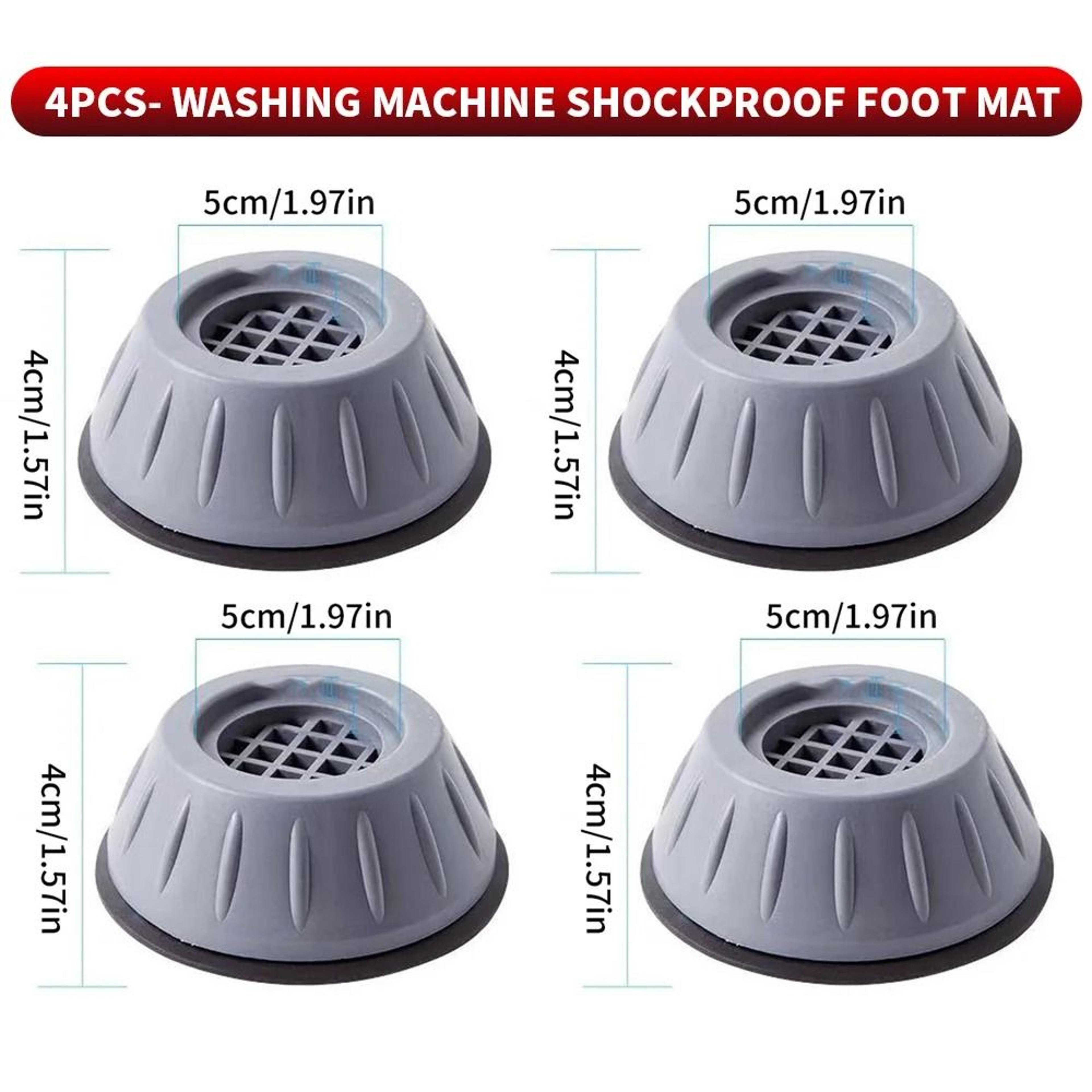 Washing Machine Shock Pad  Silicone AntiVibration  Noise Reduction Foot Pad 8
