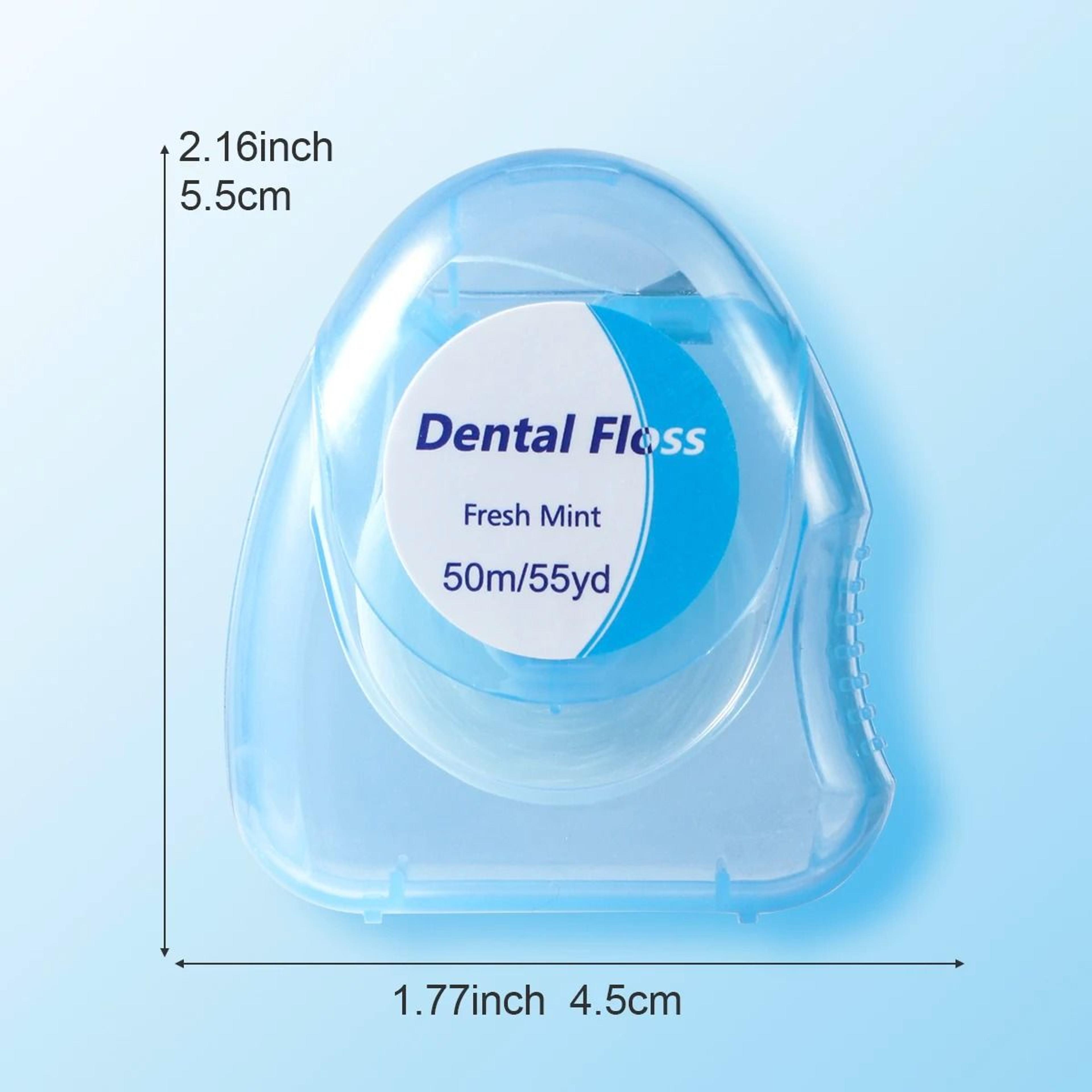 Premium Mint Flavored Dental Floss Roll  50m Professional Interdental Cleaning  Oral Care 2