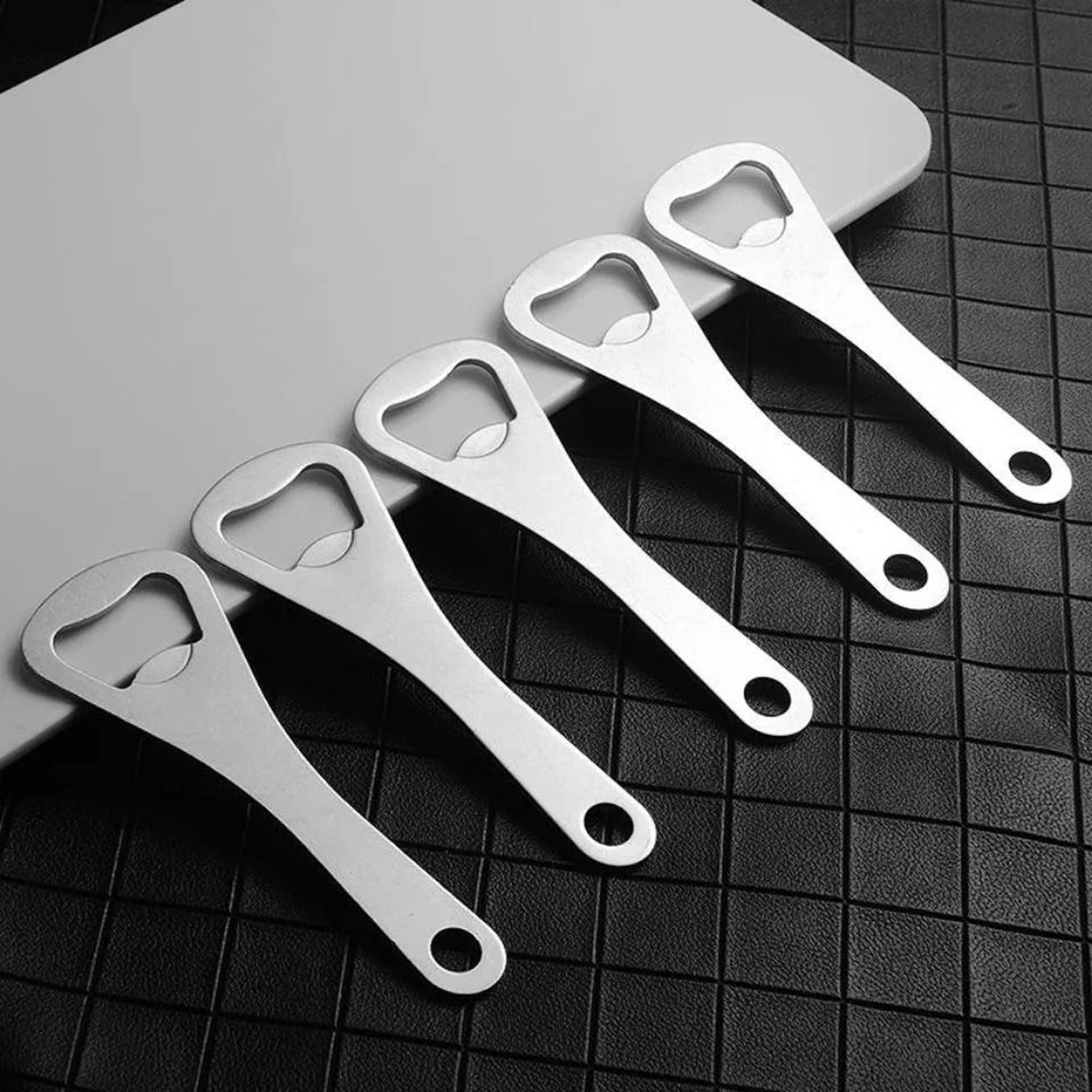 10PCS Professional Stainless Steel Bottle Opener Set  Mirror Polished  HeavyDuty 3