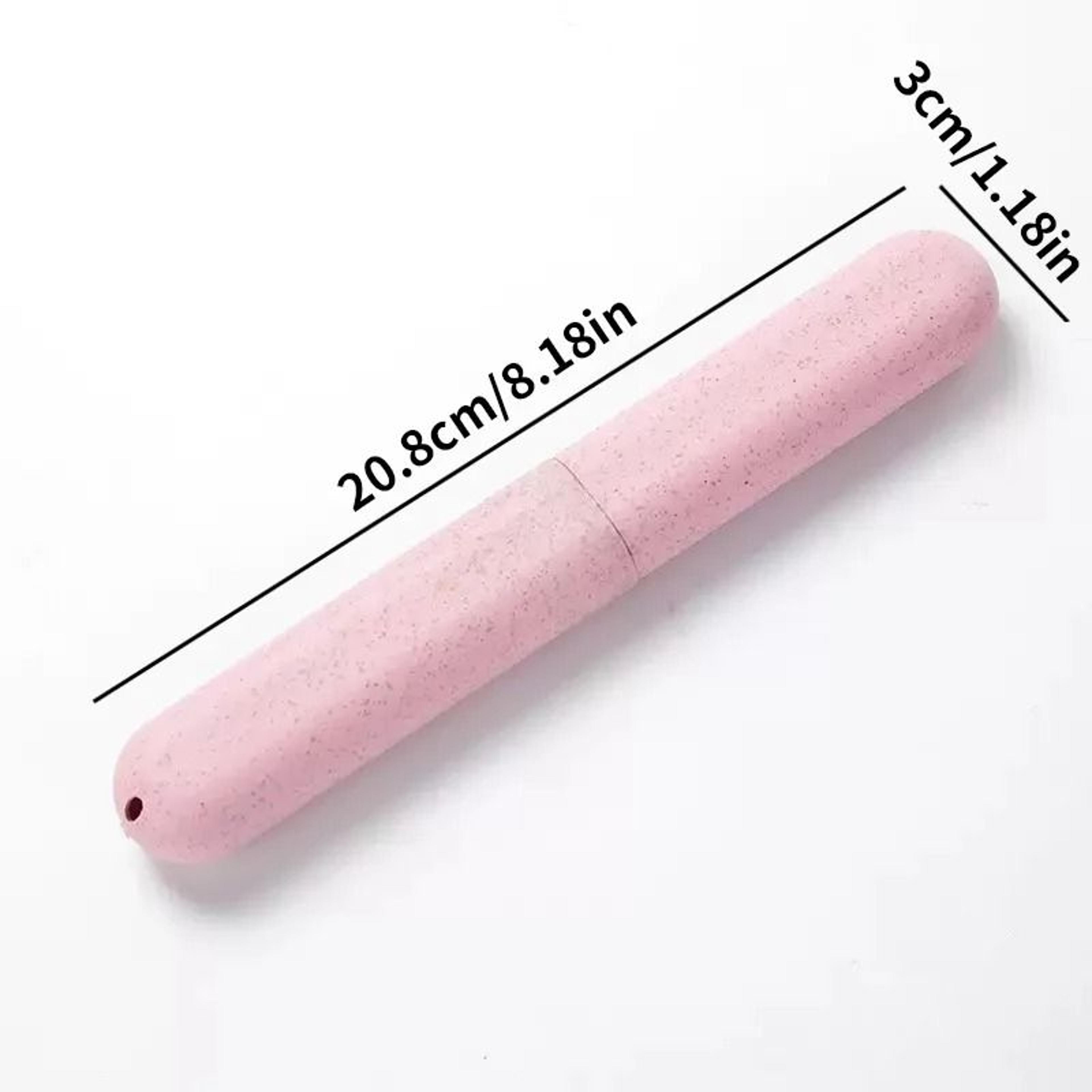4PCS2PCS1PC Wheat Straw Travel Toothbrush Case  EcoFriendly Portable Storage Container 4