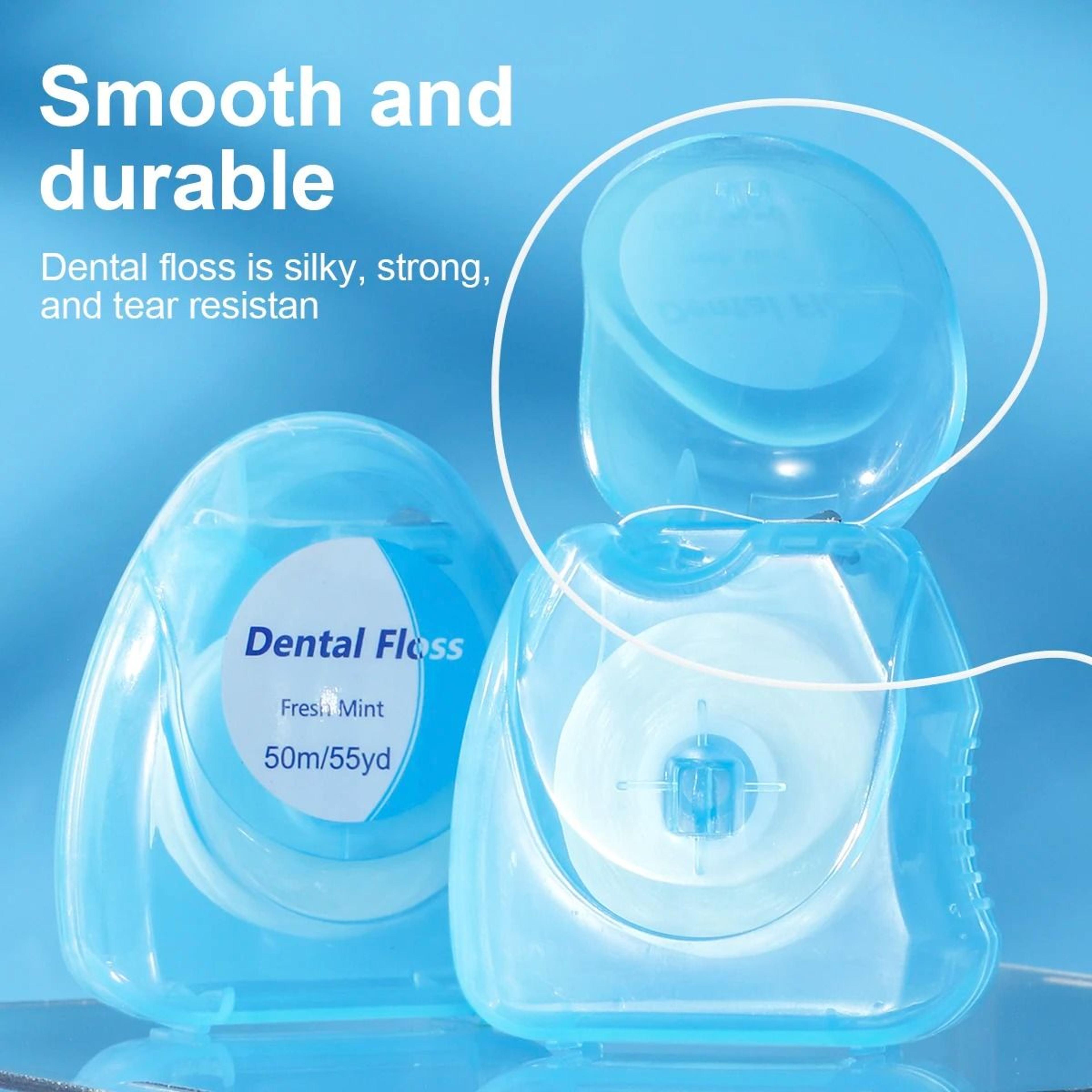 3pcs Ultraclean Mint Dental Floss  Shred Resistant Plaque Removal For Tight Areas 2
