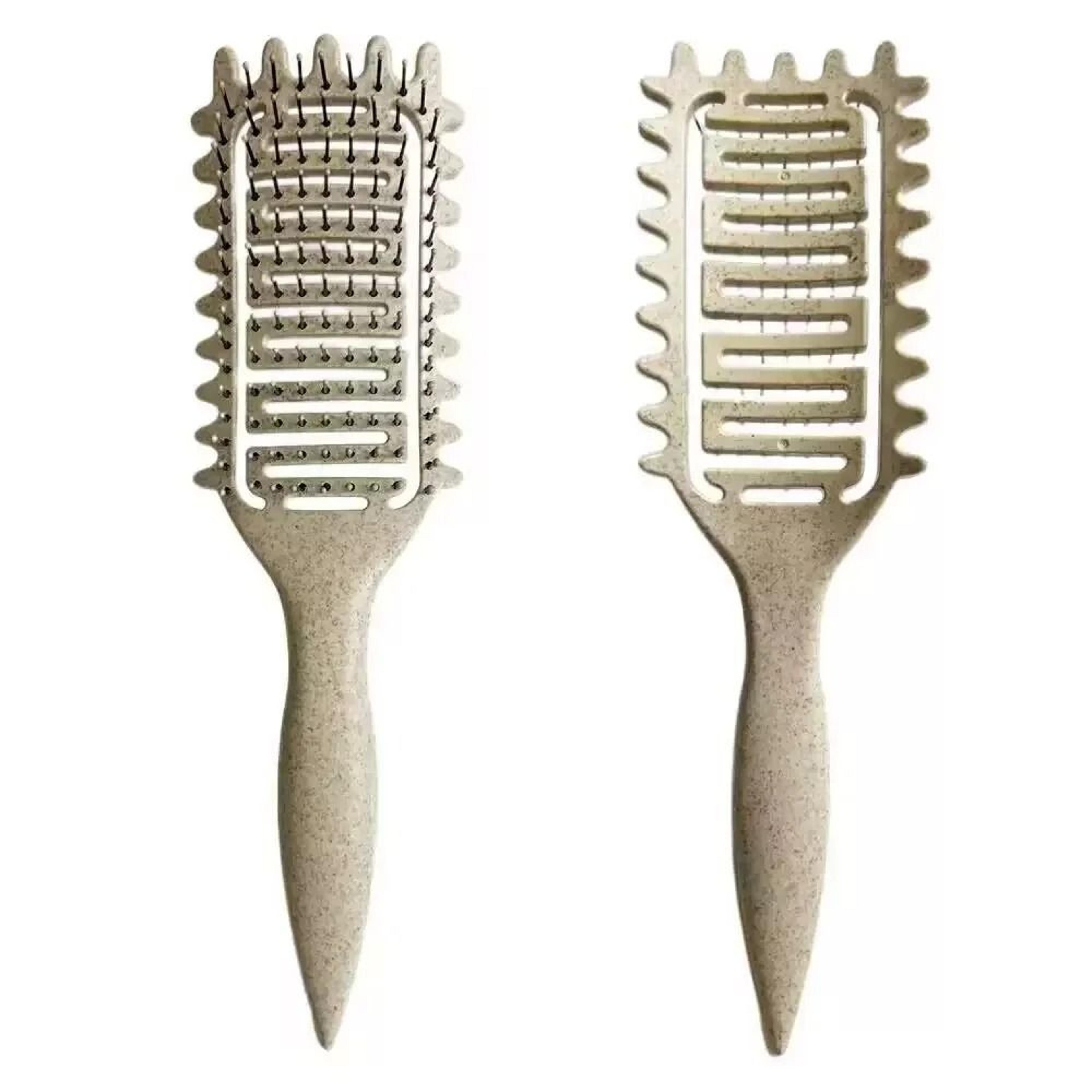 Curl Define Styling Brush  HollowOut Detangling Comb For Wet  Curly Hair 11