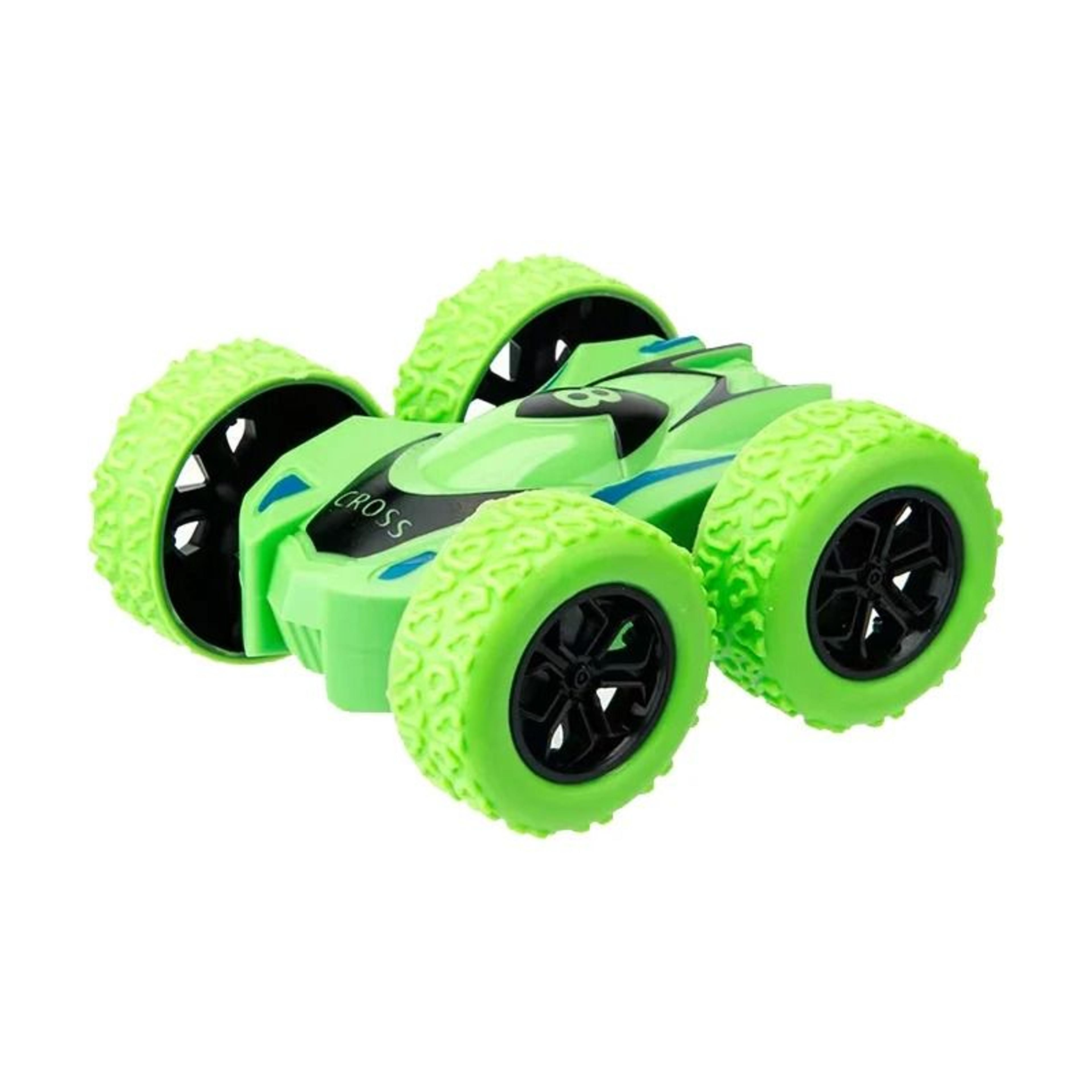 Mini DoubleSided Inertia Car  360 Rotating Stunt Toy For Boys And Girls 7