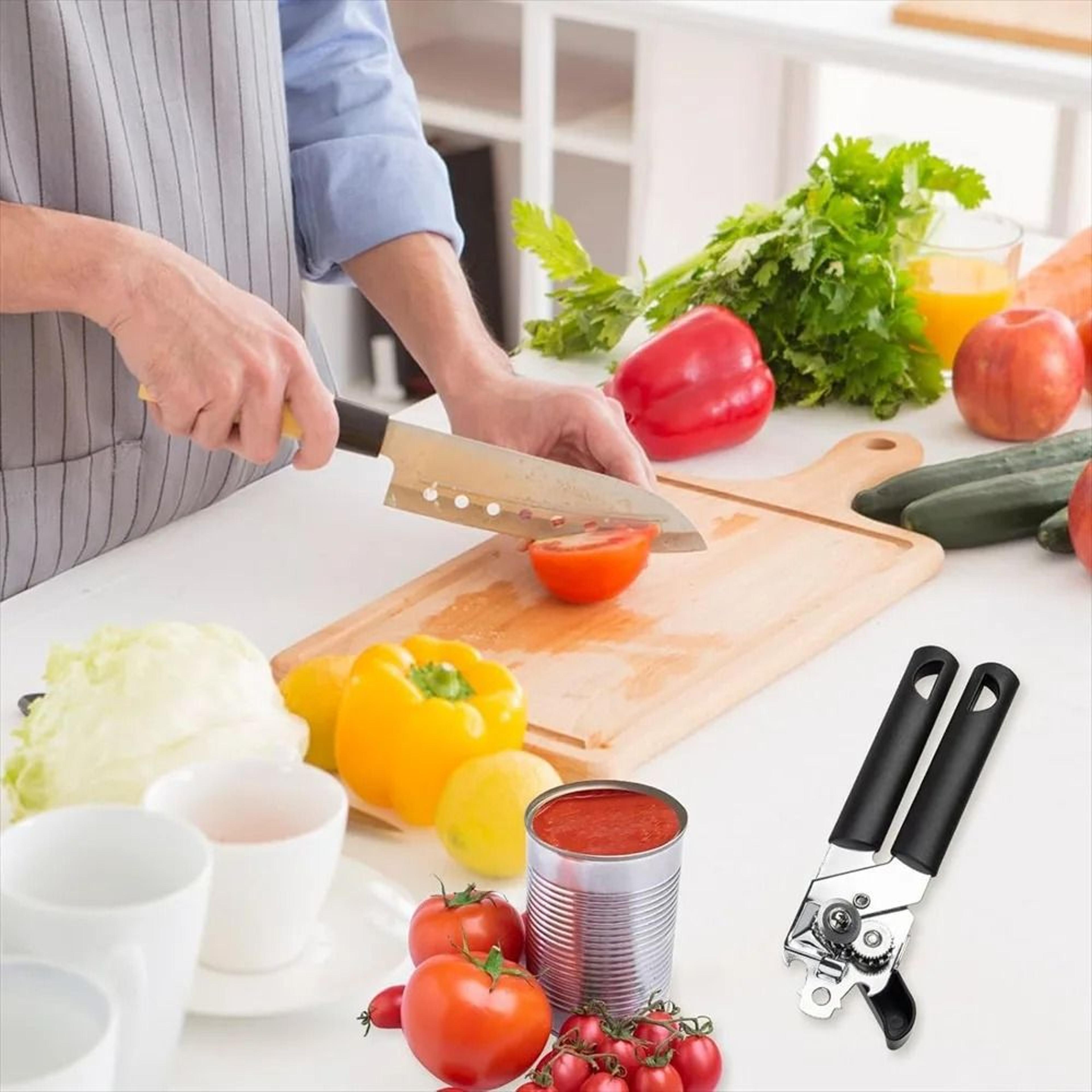 Professional Manual Can Opener  HeavyDuty Stainless Steel With Ergonomic Comfort Grip 4