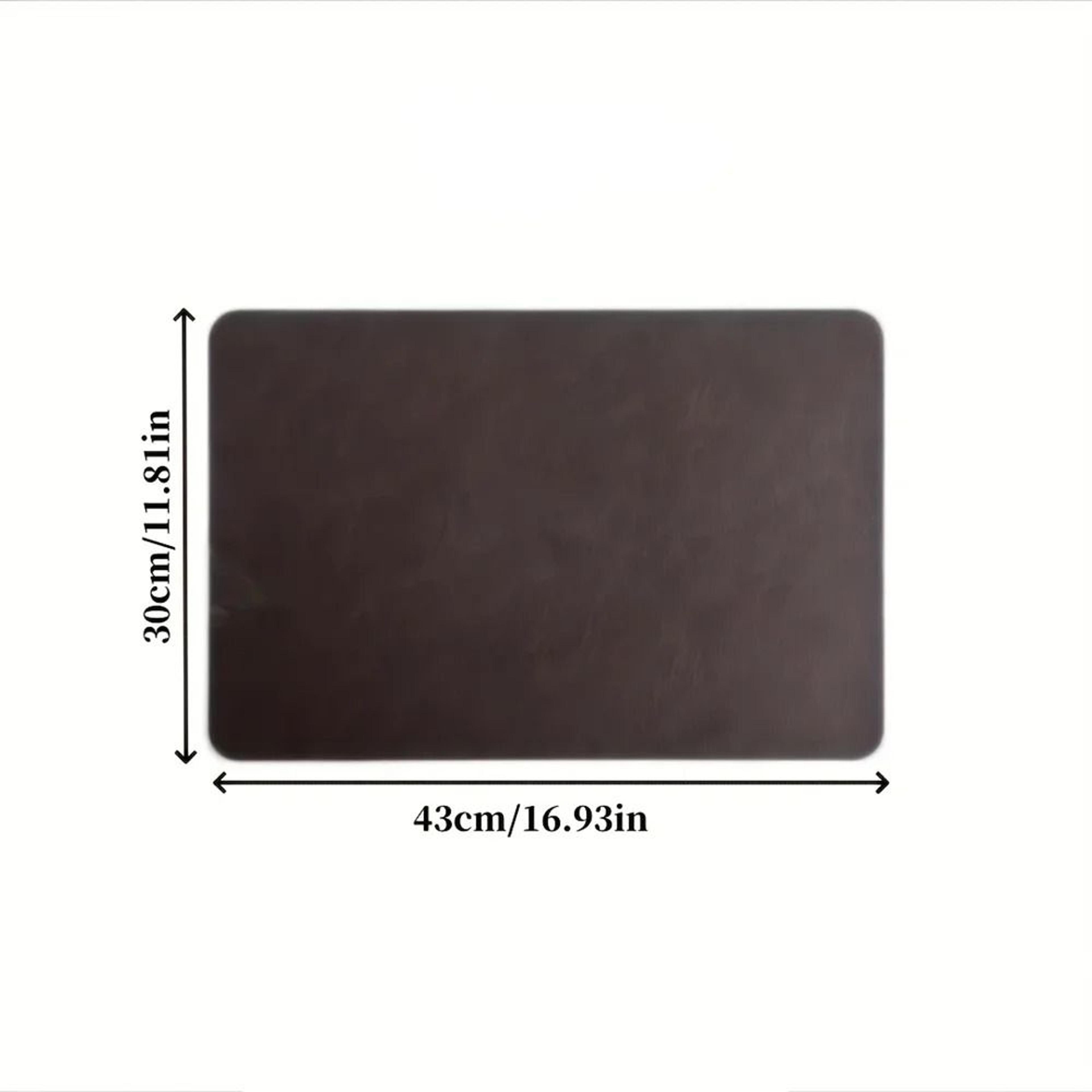 Square Faux Leather Kitchen Dining Placemats  HeatResistant Insulation Table Mats 1