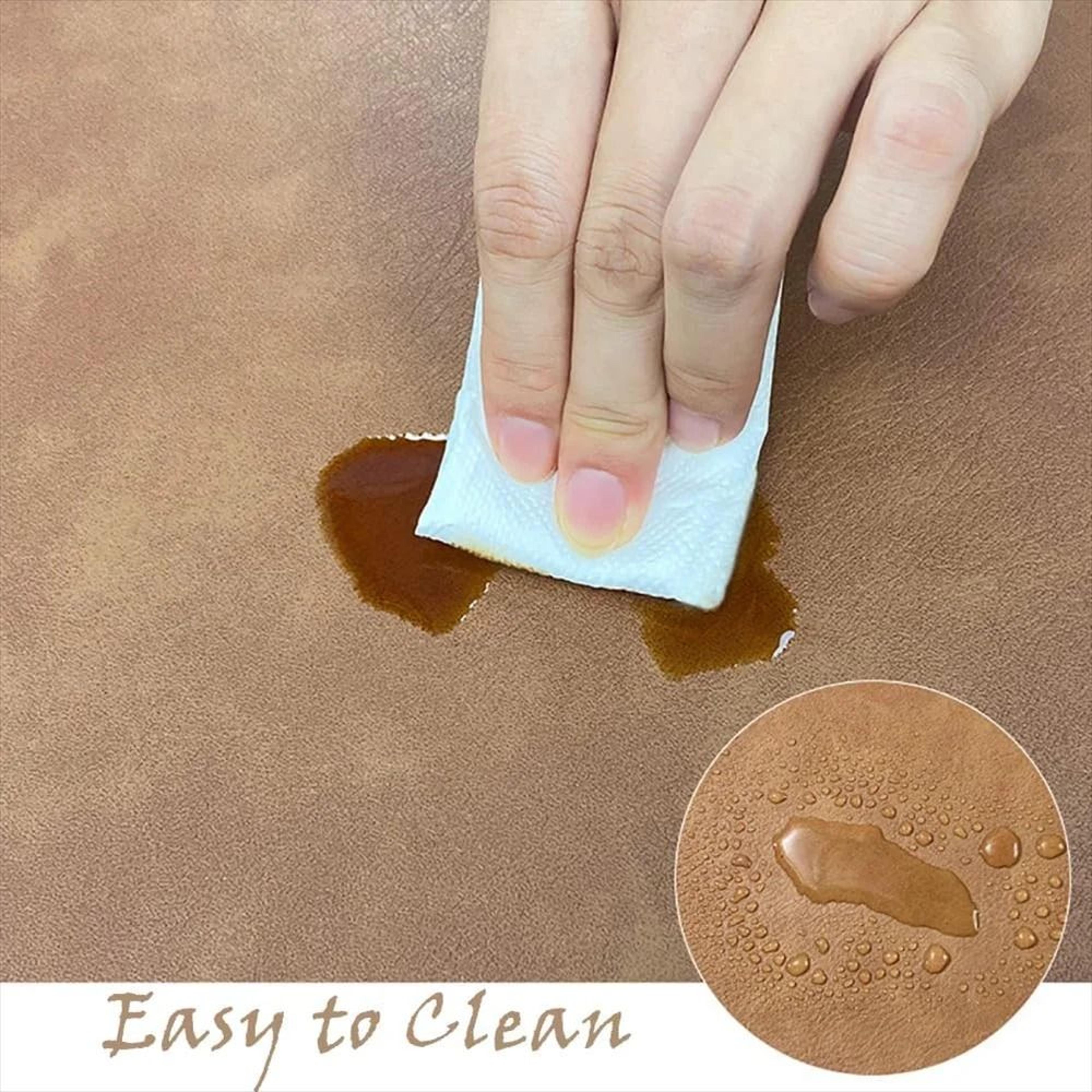 Premium PU Leather Placemats  Coffee Coasters  Waterproof  HeatResistant Table Mats 2