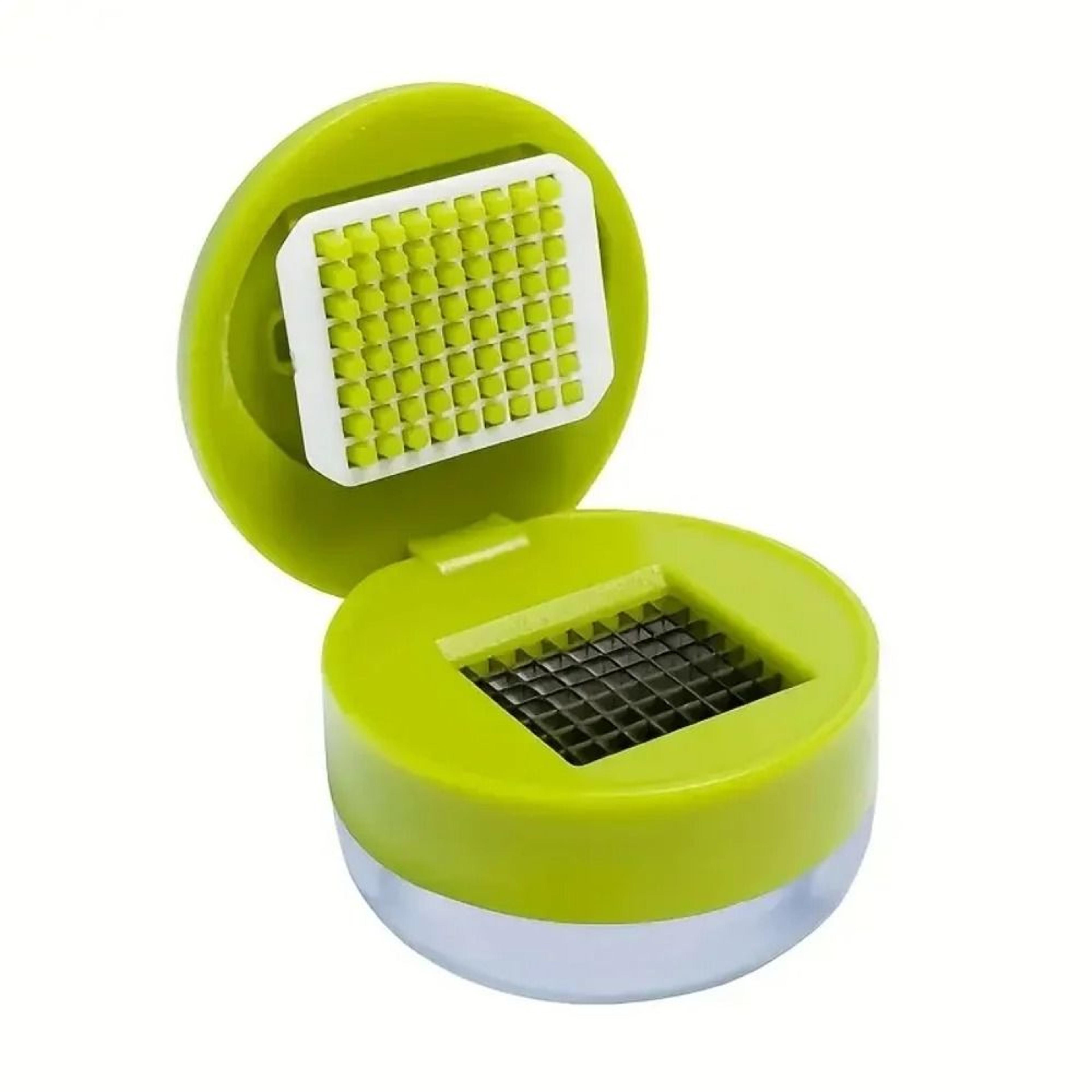 Multifunctional Manual Garlic Press  Slicer  Handheld Ginger Masher With Integrated Storage Case 6