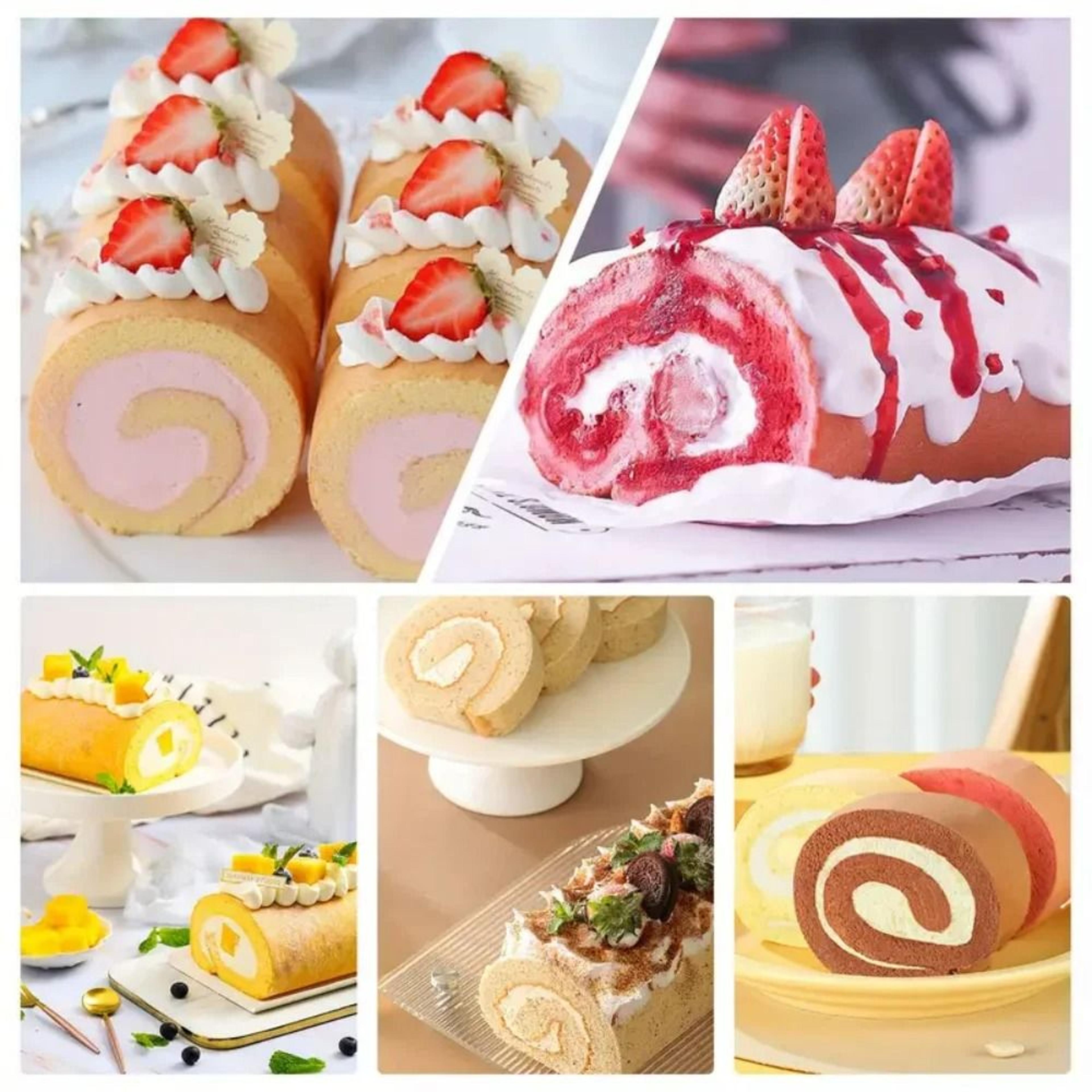Premium Silicone Baking Mat  Reusable NonStick Cake Roll  Pastry Mold 5