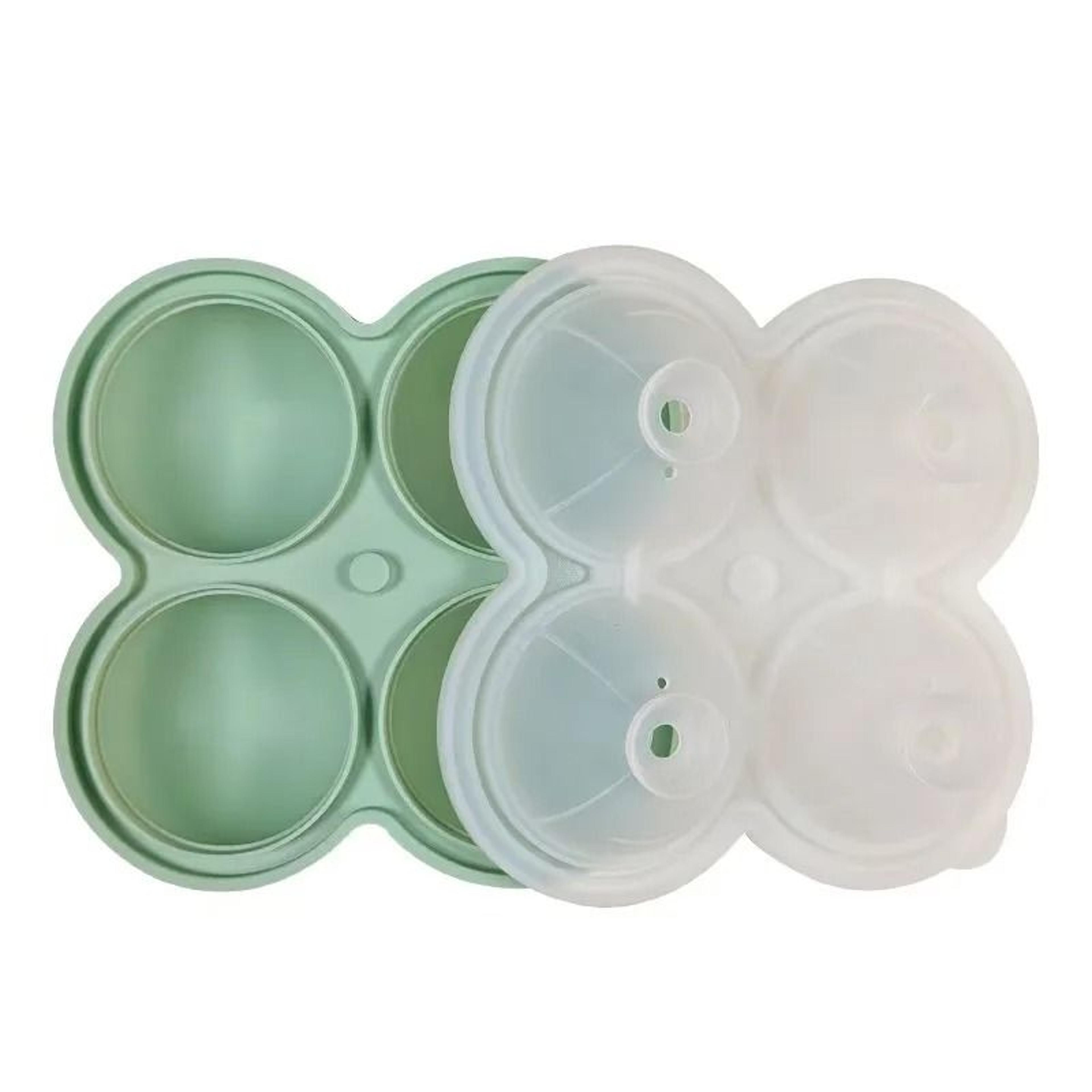 Premium Large Round Ice Ball Maker  BPAFree Silicone Mold For SlowMelting Craft Cocktails 8