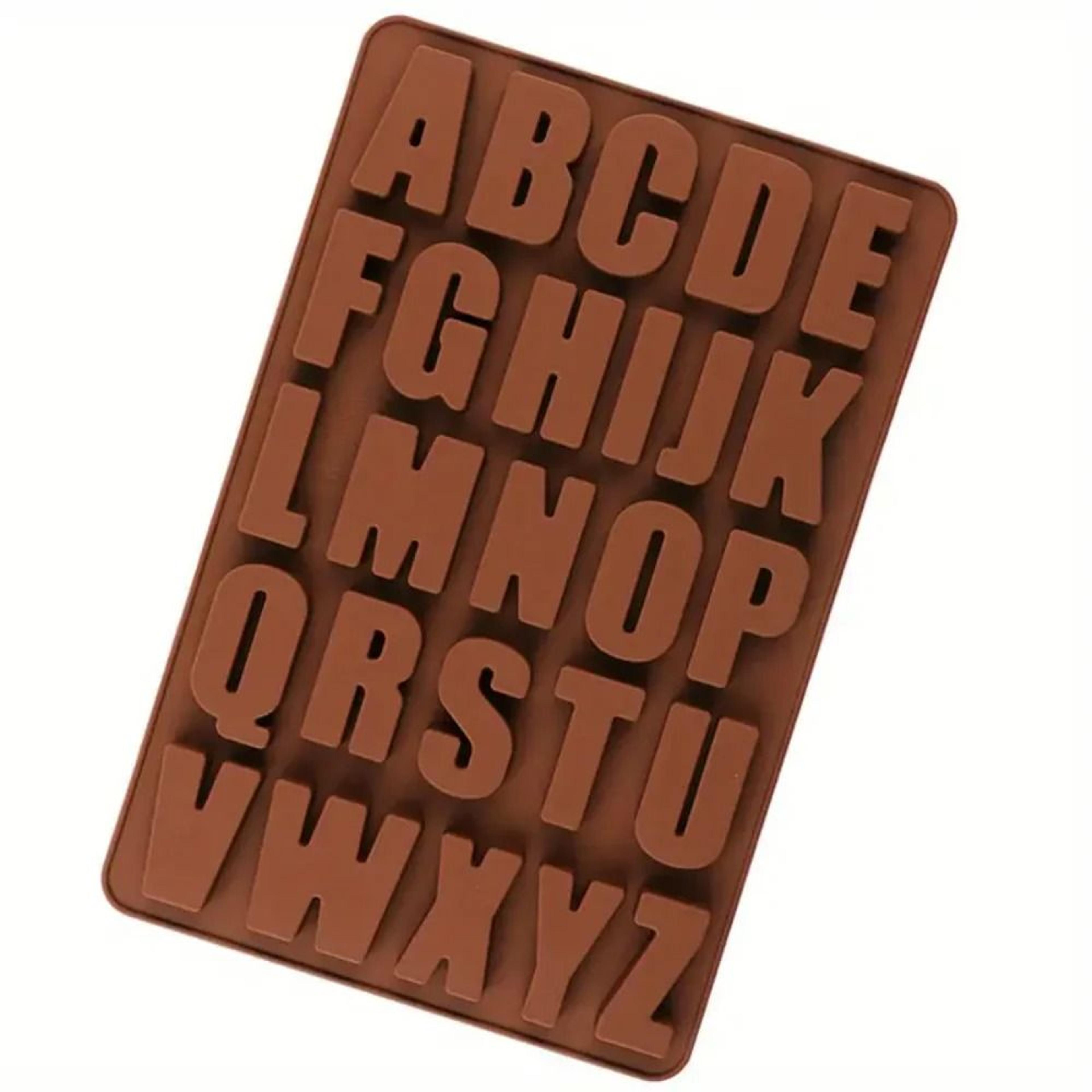 Premium 26Letter Silicone Chocolate  Candy Mold  Large Depth Alphabet Tray For DIY Baking 8