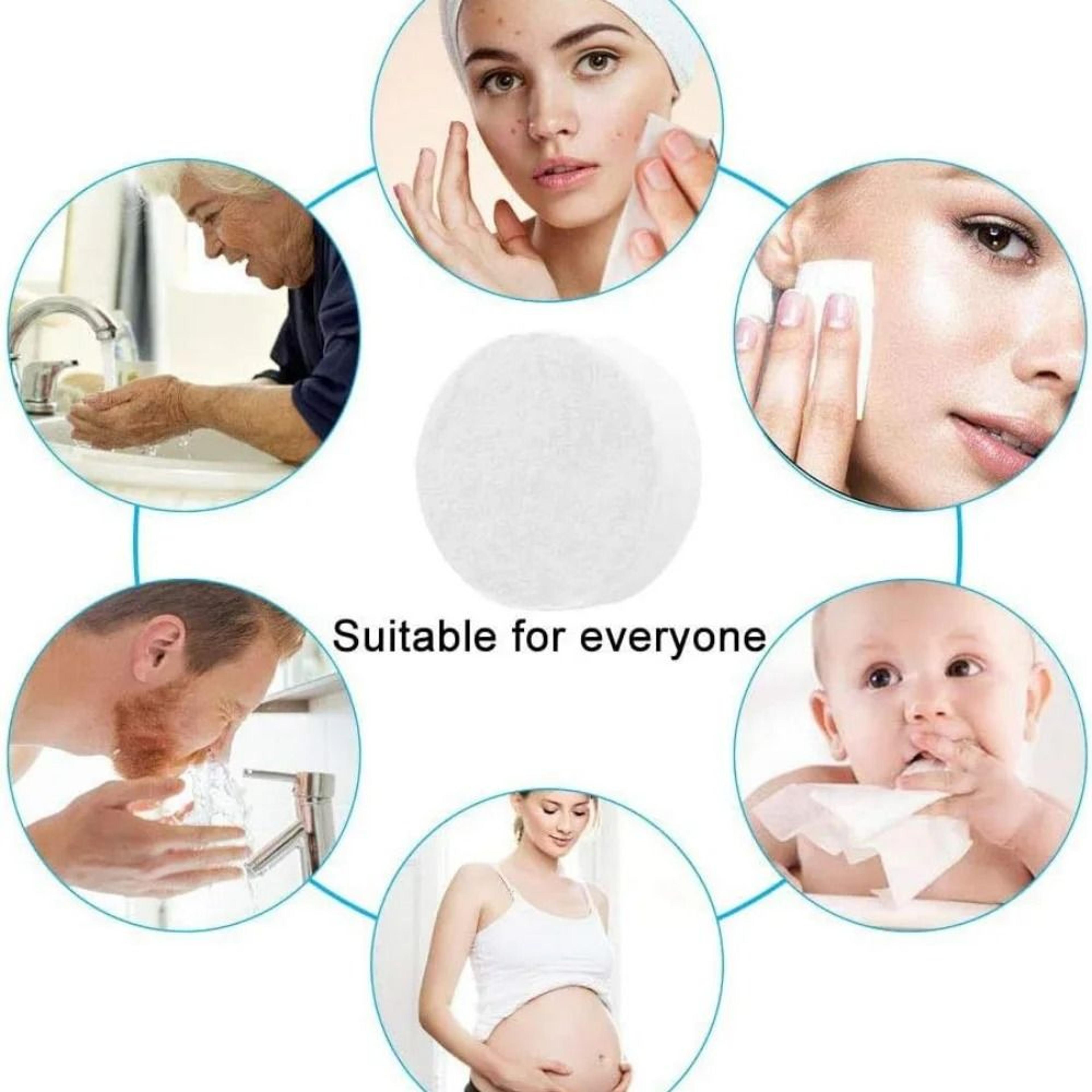 Premium Compressed Cotton Face Towels  UltraPortable Mini Wet Wipes For Travel Home  Outdoors 4