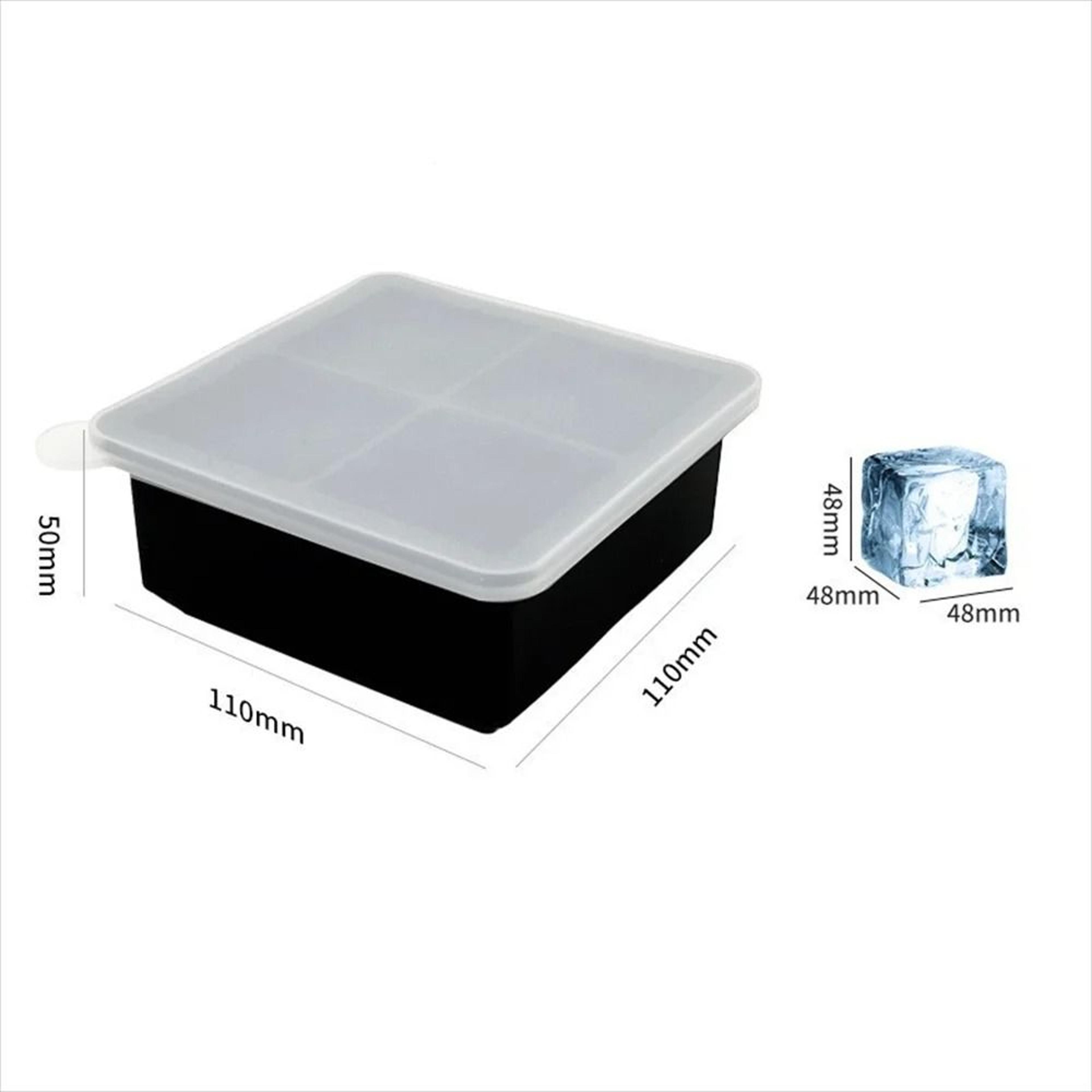 Premium DualStyle Silicone Ice Mold Set  Large Square  Round Sphere Makers For Whiskey  Cocktails 10