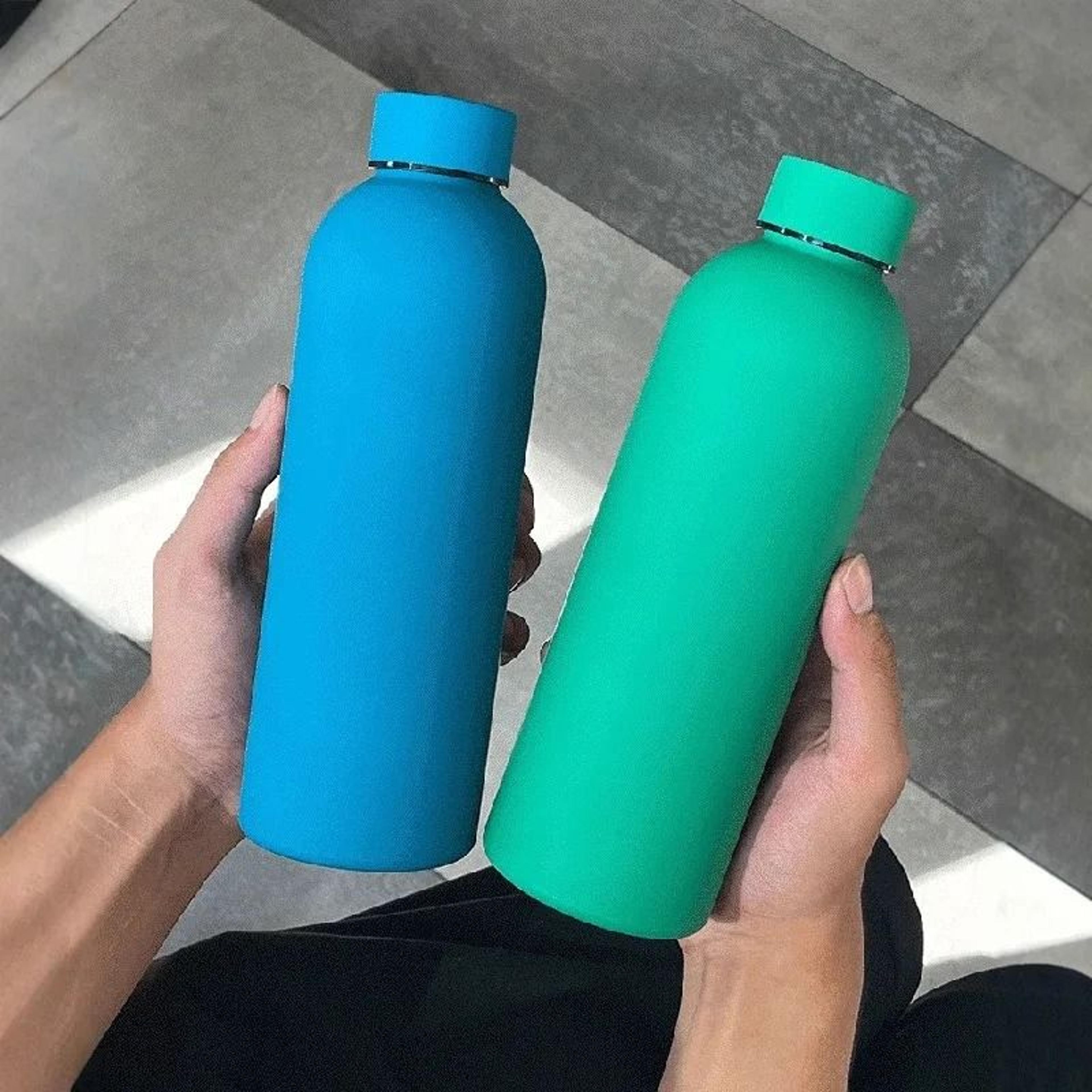 JUSTINLAU 500ml Portable Thermos Cup  Stainless Steel Vacuum Flask For Sports Car  Travel 2