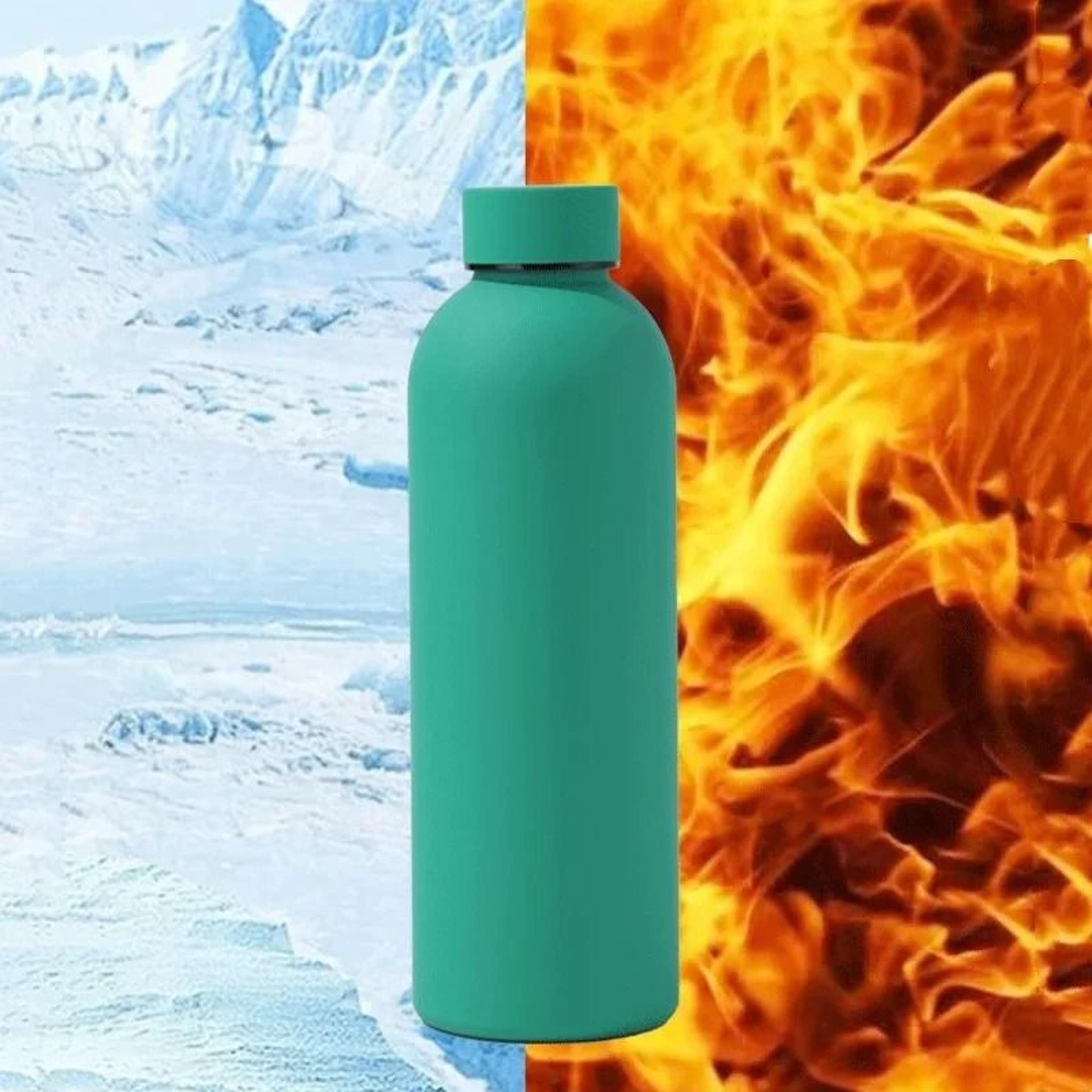JUSTINLAU 500ml Portable Thermos Cup  Stainless Steel Vacuum Flask For Sports Car  Travel 5