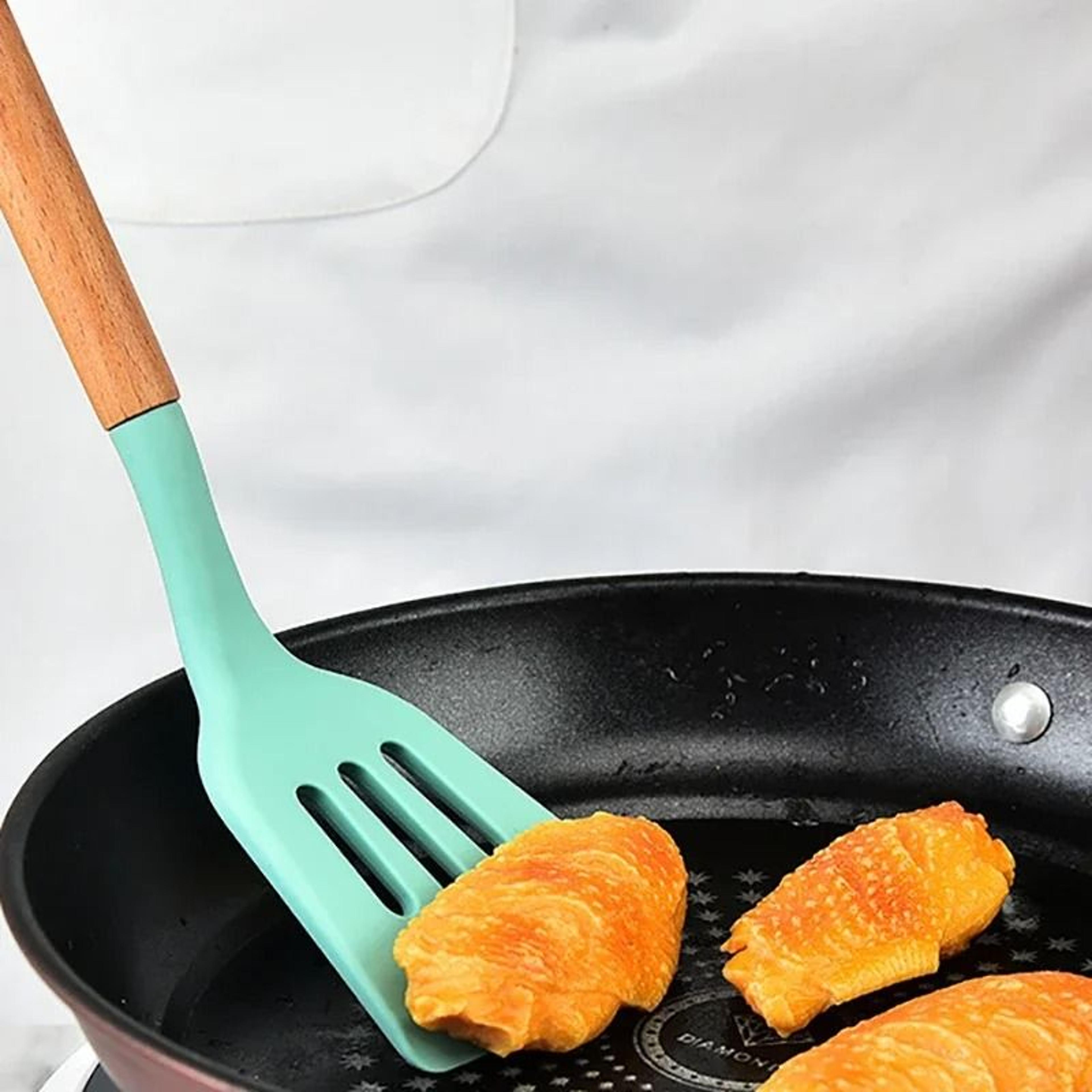 JUSTINLAU 12Piece Premium Silicone Kitchen Utensils Set  NonStick HeatResistant Baking Tools 3