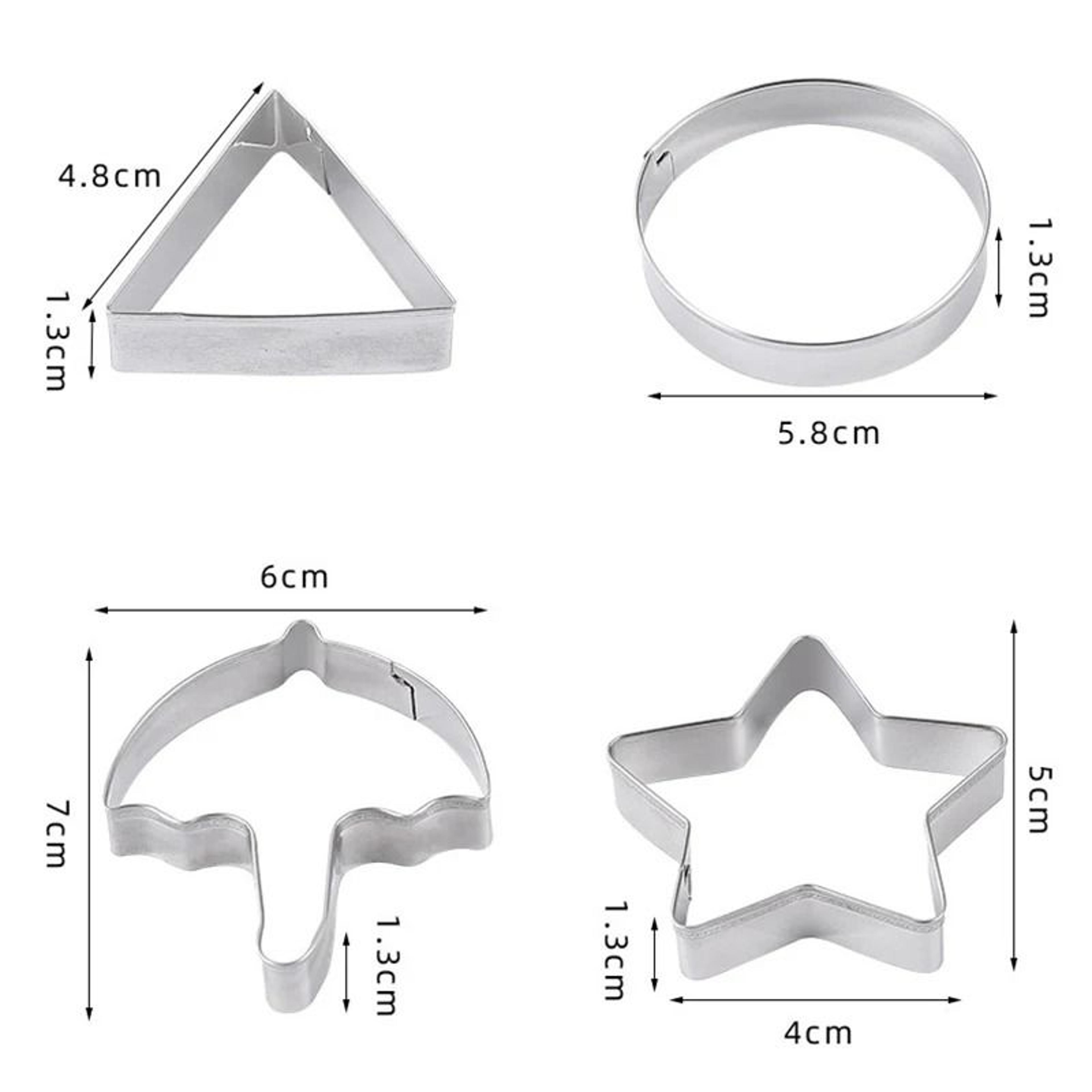 12Piece Korean Candy Game Cookie Mold Set  Stainless Steel Sugar Cookie Molds For Fans 5