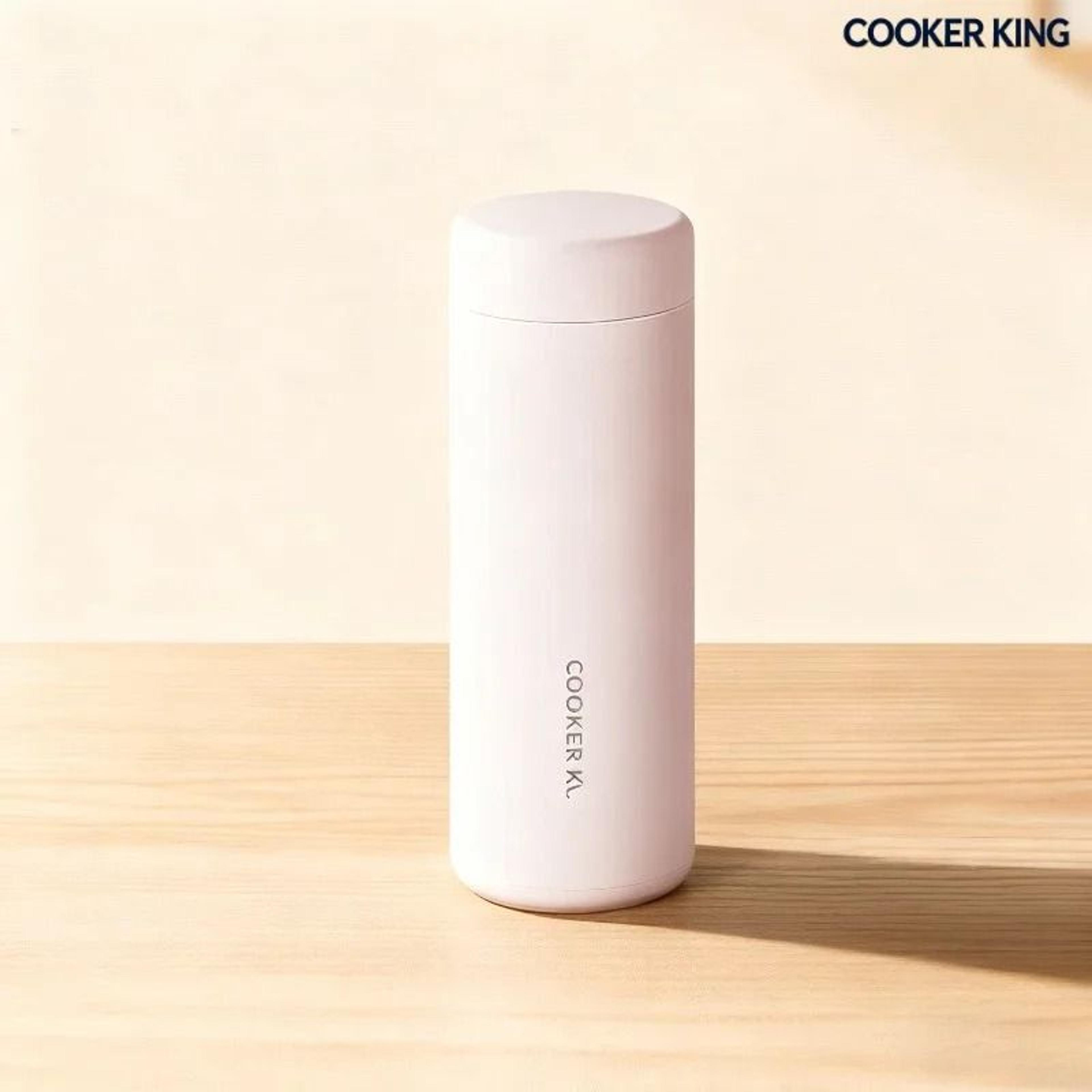 COOKER KING 360ml Vacuum Flask  Stainless Steel Thermal Coffee Mug  Portable Bicycle Water Bottle 10