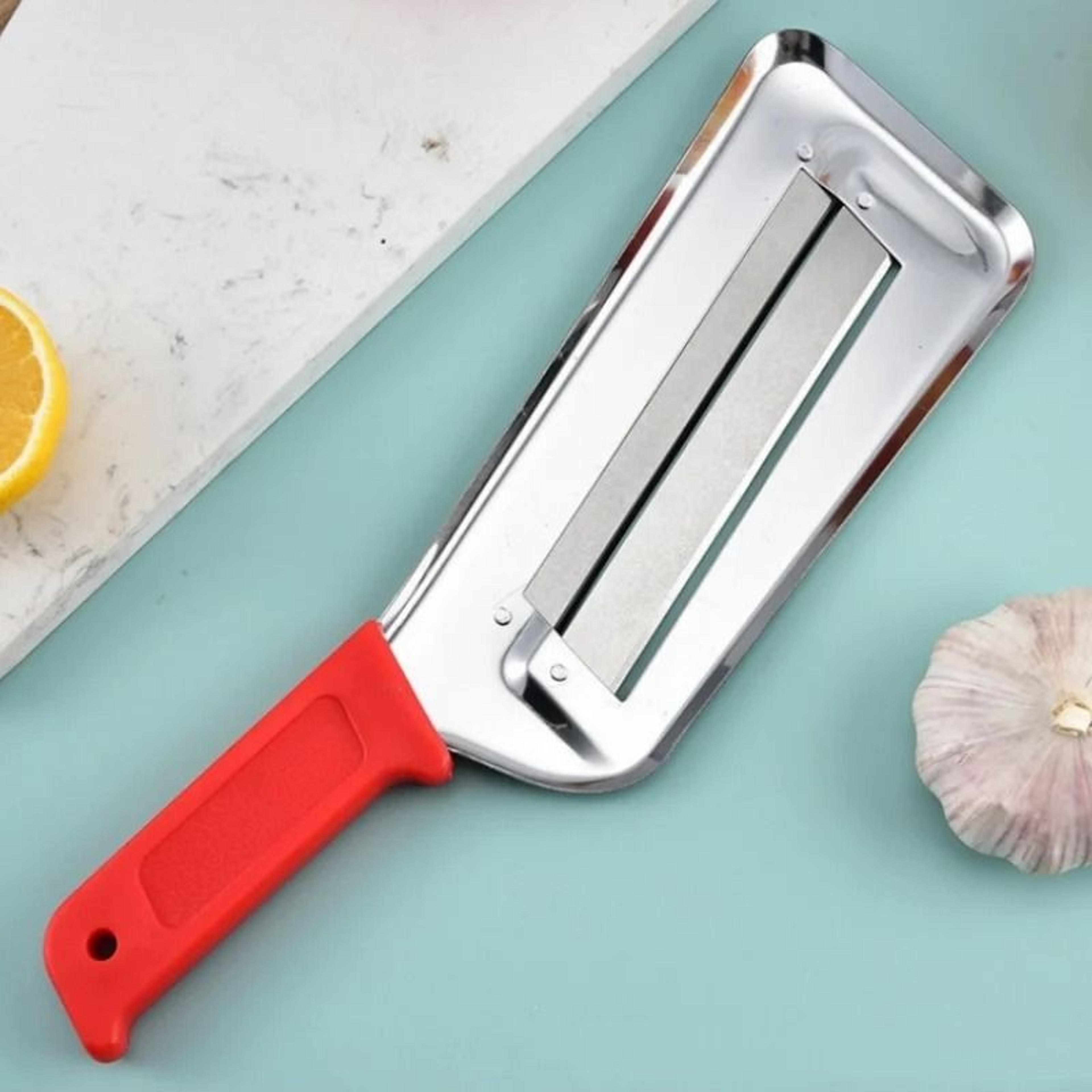 JUSTINLAU Stainless Steel Cabbage Slicer  Multifunction DualBlade Vegetable Knife 1